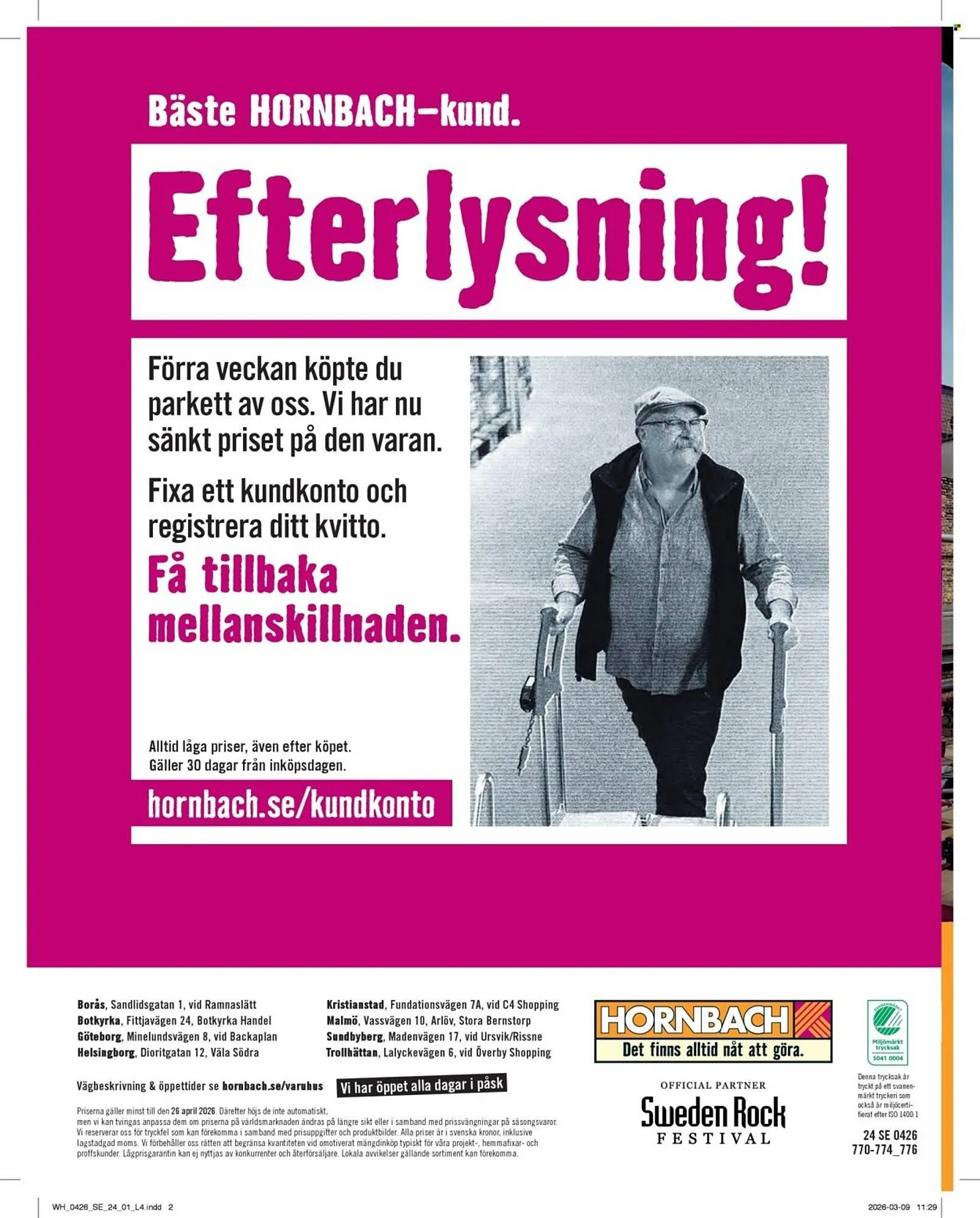 Hornbach reklamblad från 1 april till 30 april 2026 - Reklamblad sidor 24