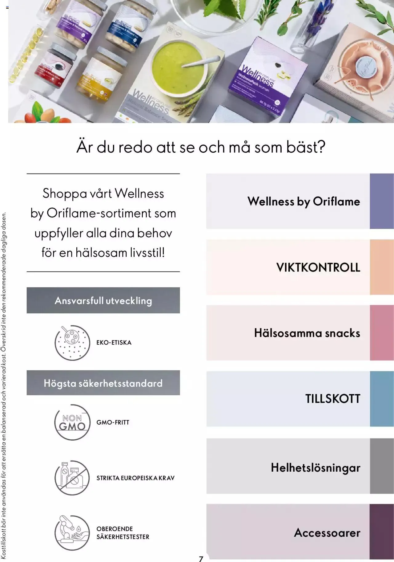 Oriflame - Wellness Catalogue från 1 mars till 31 december 2023 - Reklamblad sidor 7