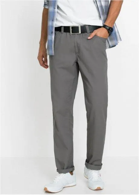Dra på-byxa, Regular Fit, Straight (2-pack)