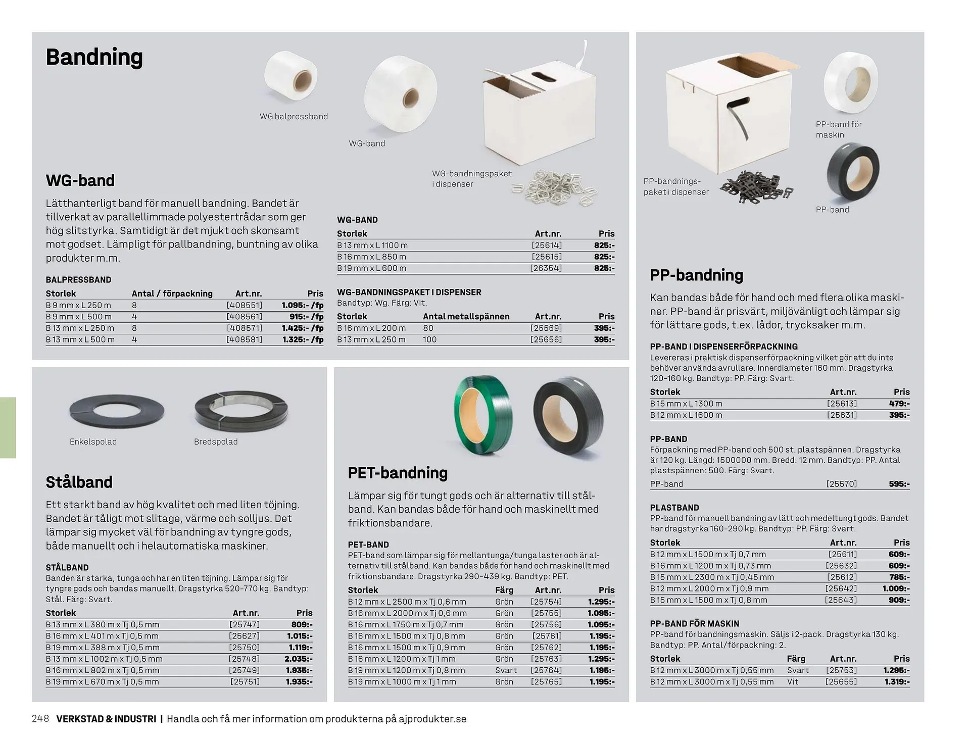 AJ Produkter reklamblad från 1 januari till 31 december 2025 - Reklamblad sidor 248