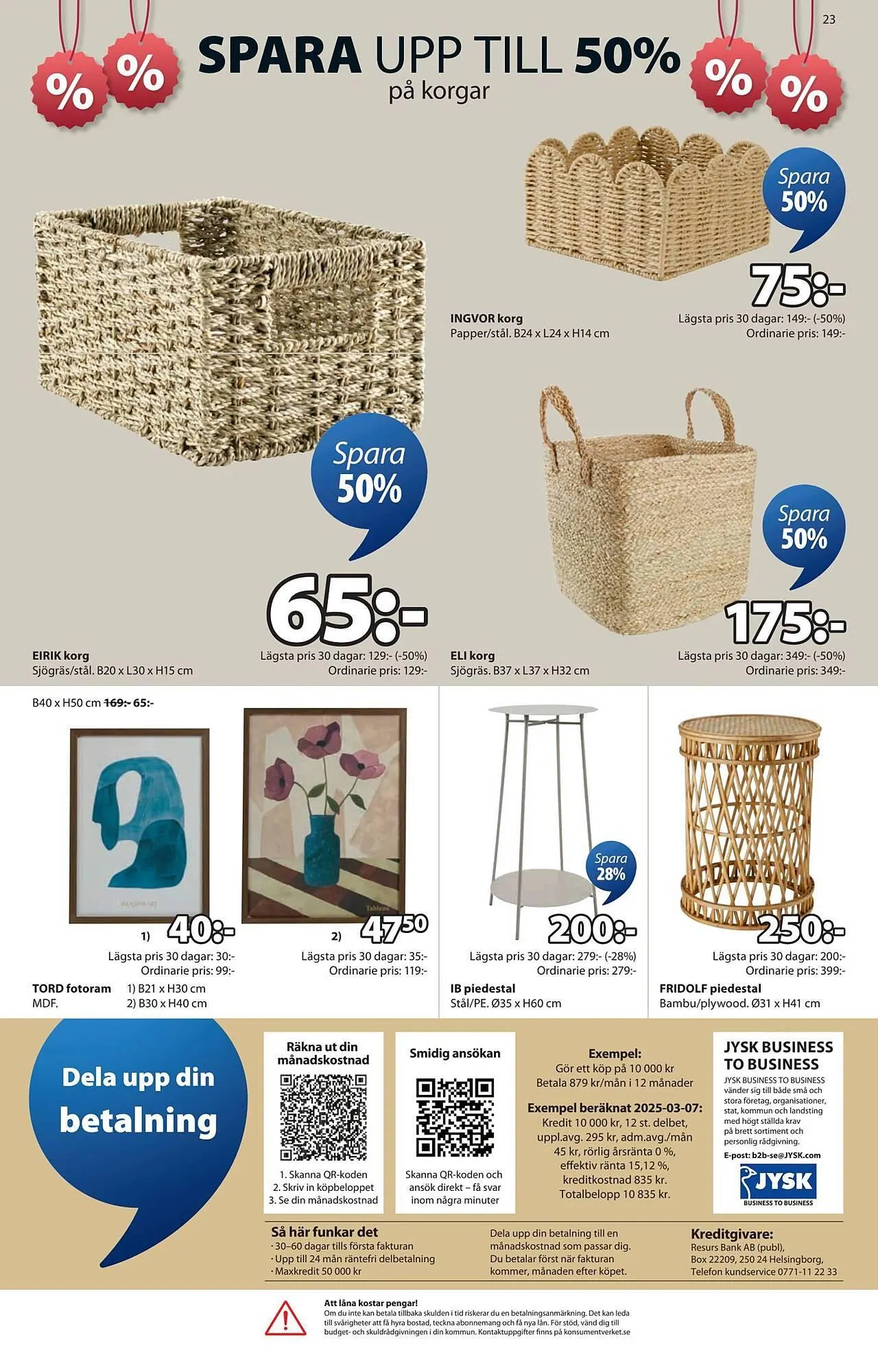 JYSK reklamblad från 24 december till 19 januari 2026 - Reklamblad sidor 23