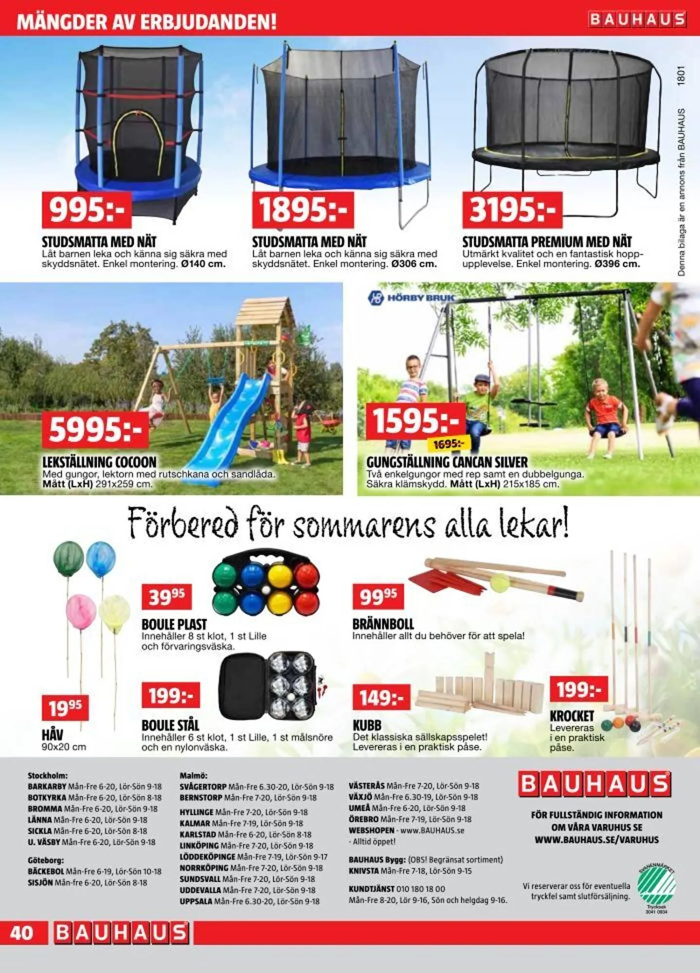 Bauhaus reklamblad från 28 april till 11 maj 2025 - Reklamblad sidor 40