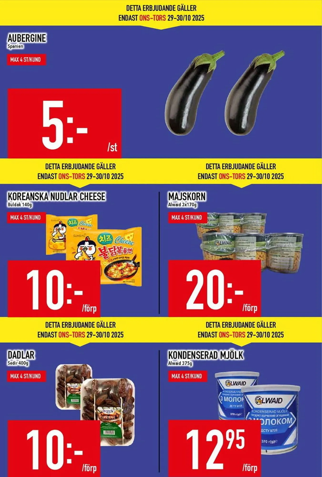 Matdax reklamblad från 27 oktober till 2 november 2025 - Reklamblad sidor 4