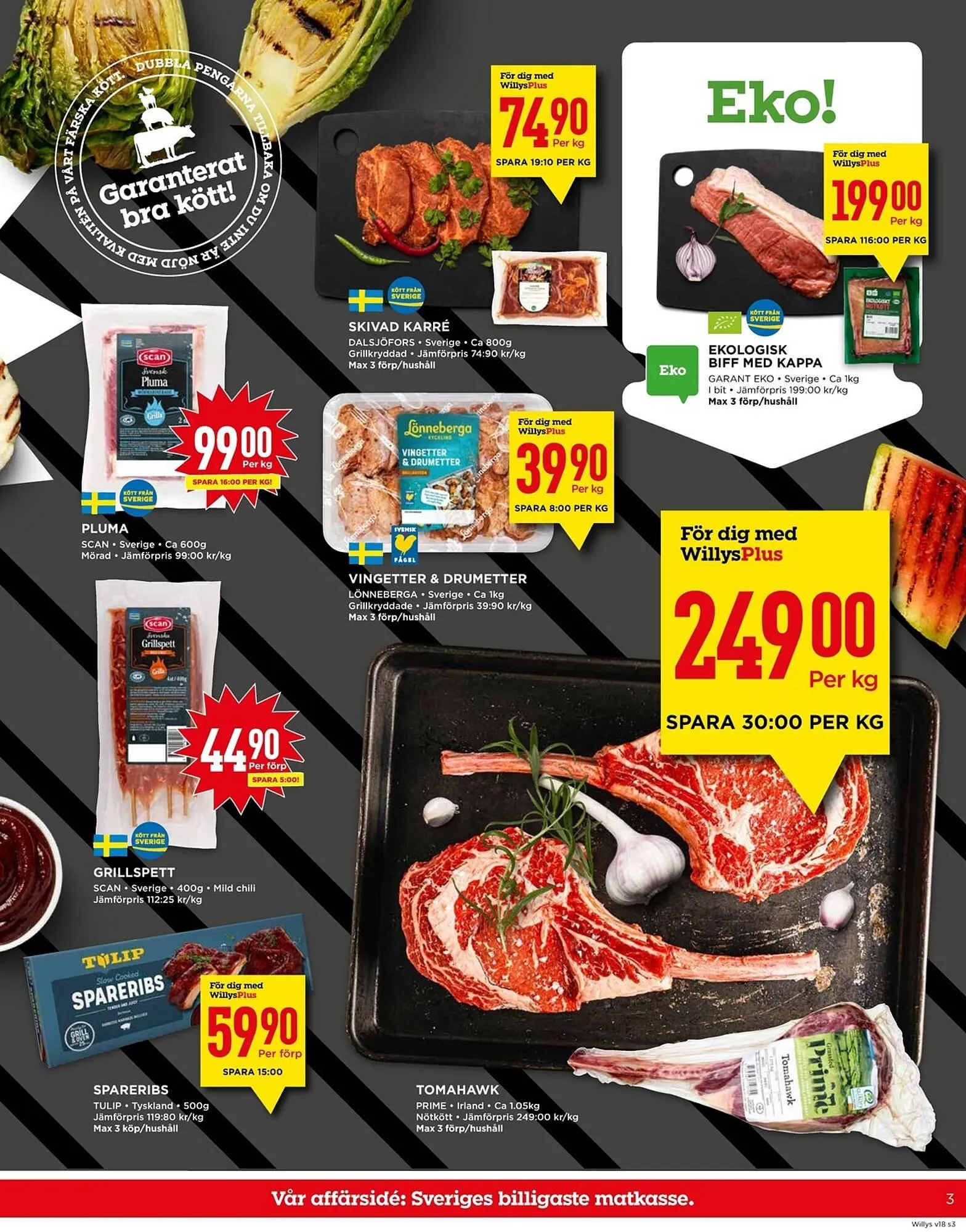Willys reklamblad från 29 april till 5 maj 2024 - Reklamblad sidor 3