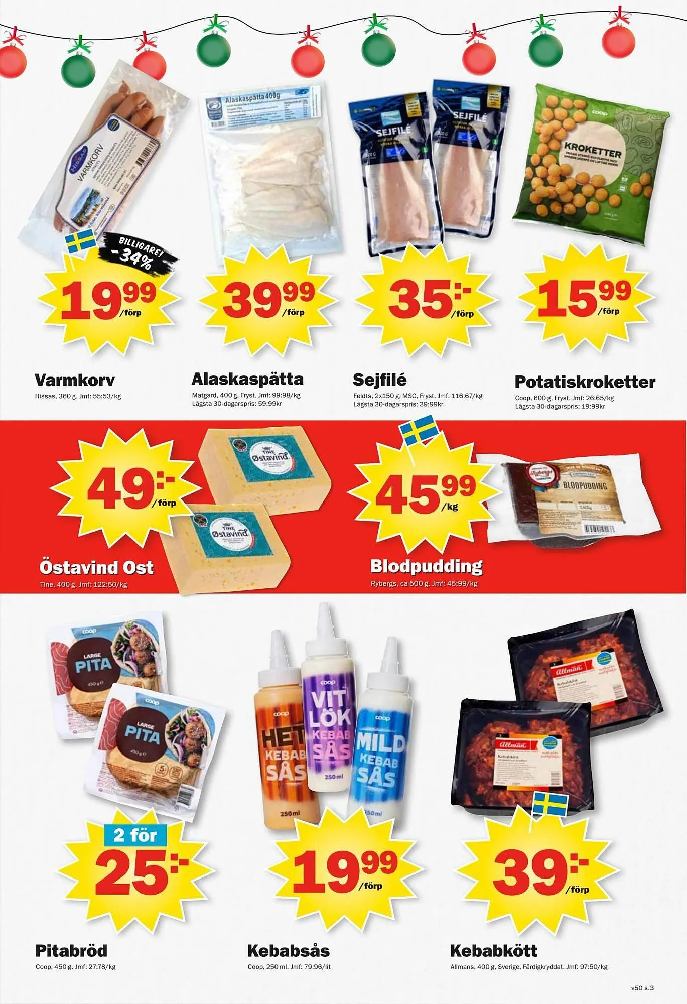 Pekås reklamblad från 8 december till 15 december 2025 - Reklamblad sidor 3