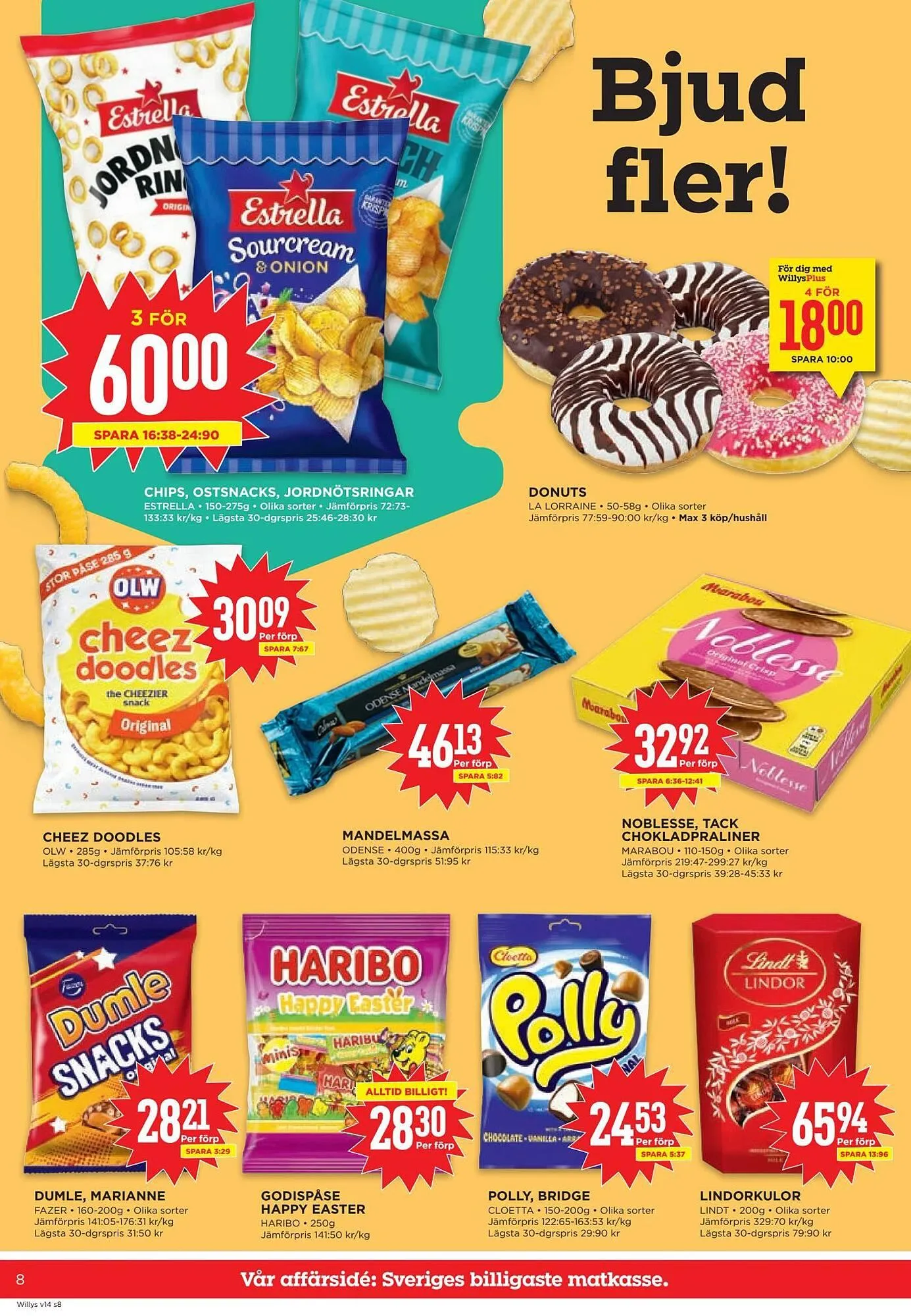 Willys reklamblad från 30 mars till 6 april 2026 - Reklamblad sidor 8