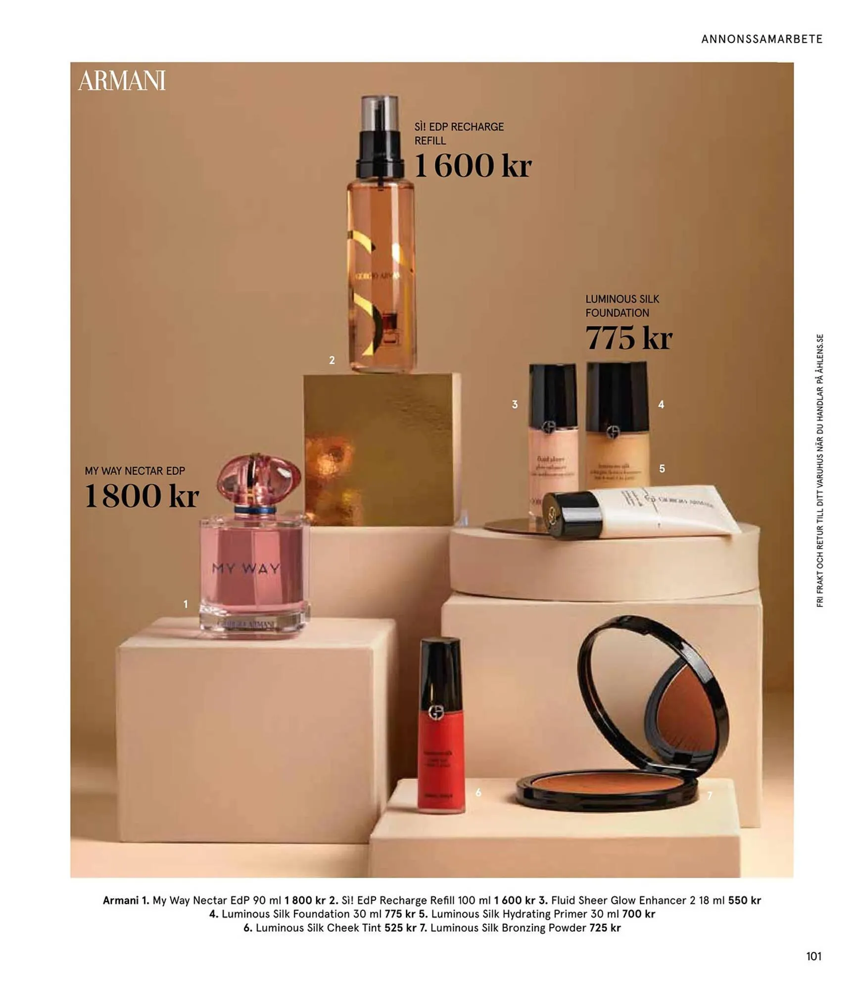 Åhléns reklamblad från 25 november till 24 december 2024 - Reklamblad sidor 101