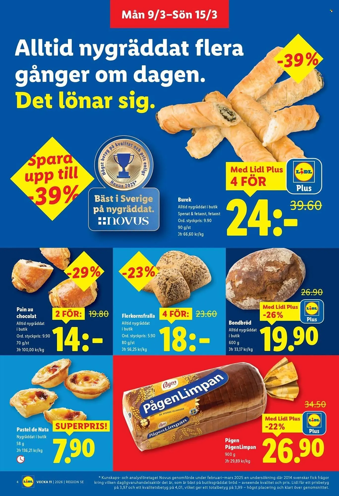Lidl reklamblad från 9 mars till 15 mars 2026 - Reklamblad sidor 4