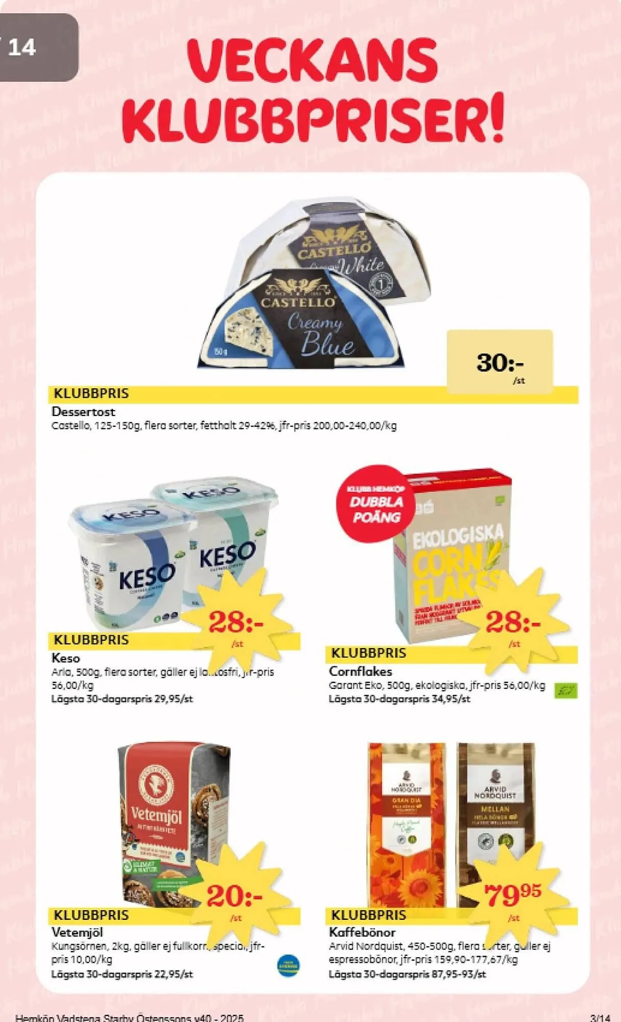 Hemköp reklamblad från 29 september till 5 oktober 2025 - Reklamblad sidor 3