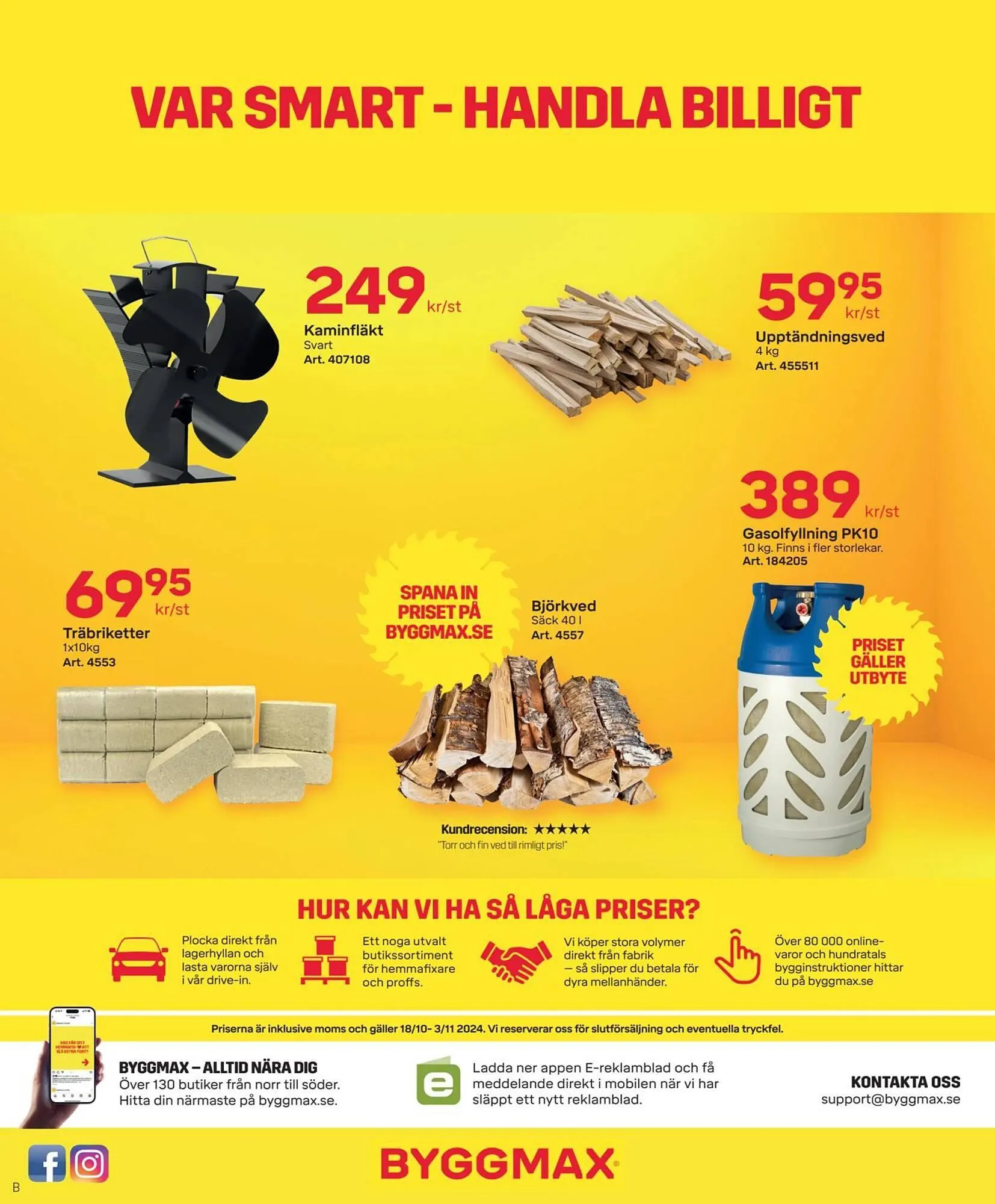 Byggmax reklamblad från 17 oktober till 3 november 2024 - Reklamblad sidor 8