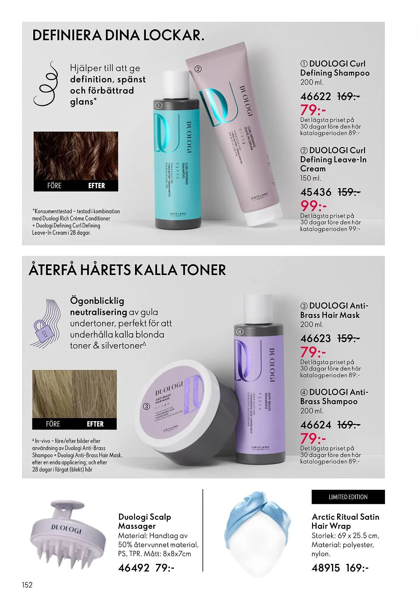 Oriflame reklamblad från 11 mars till 31 mars 2026 - Reklamblad sidor 152