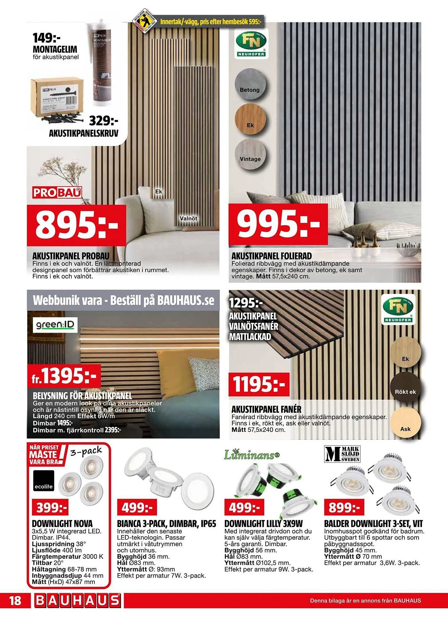 Bauhaus reklamblad från 1 oktober till 15 oktober 2023 - Reklamblad sidor 18