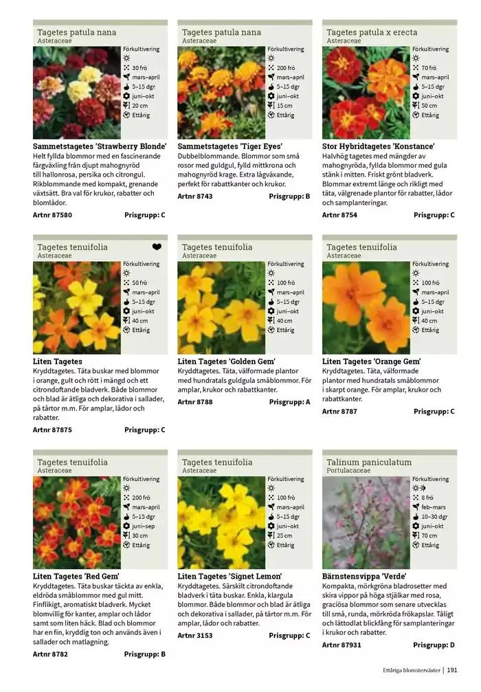 Frökatalog 2025! från 23 januari till 31 december 2025 - Reklamblad sidor 191