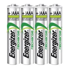 ENERGIZER Batteri AAA/LR03 Laddbart Ni-Mh 500mAh 4-pack