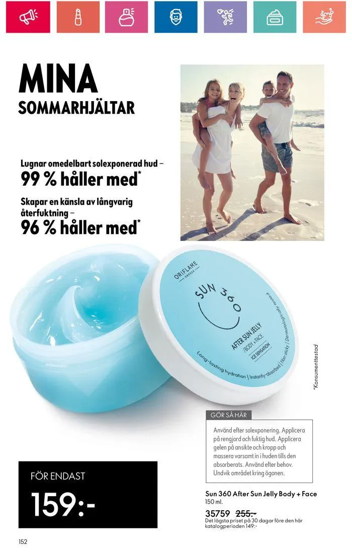 Oriflame reklamblad från 20 juni till 4 juli 2024 - Reklamblad sidor 152