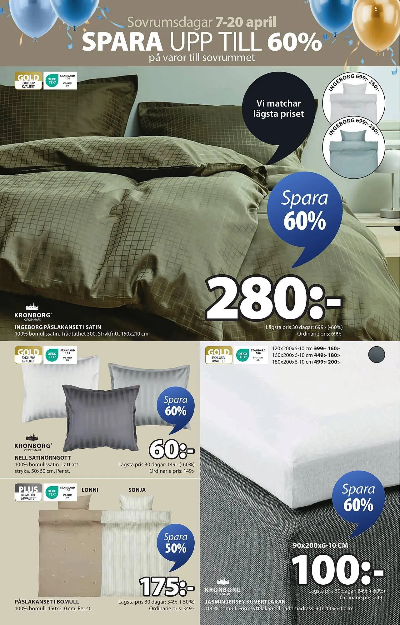 JYSK reklamblad från 7 april till 20 april 2025 - Reklamblad sidor 5