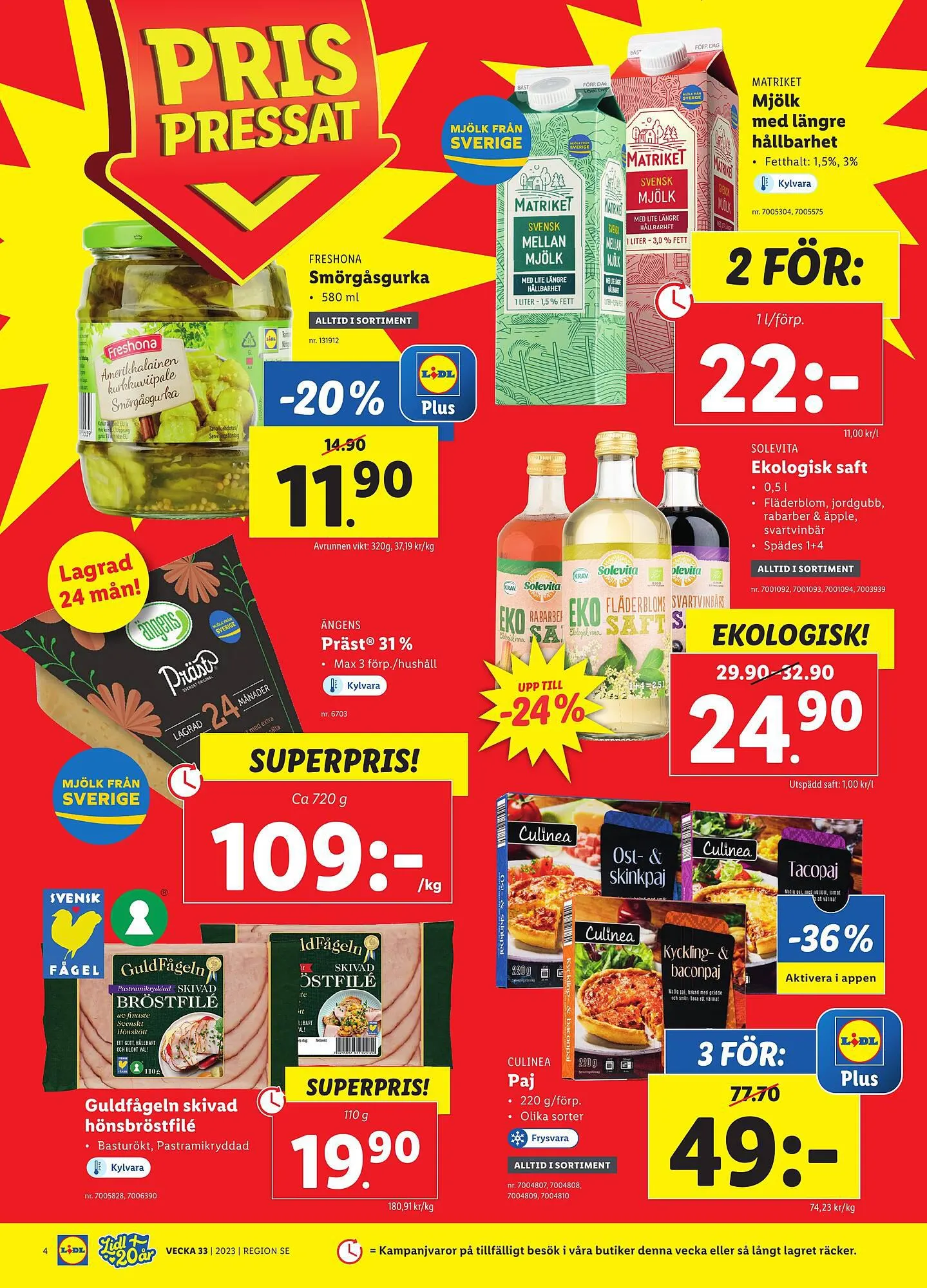 Lidl reklamblad från 14 augusti till 20 augusti 2023 - Reklamblad sidor 4