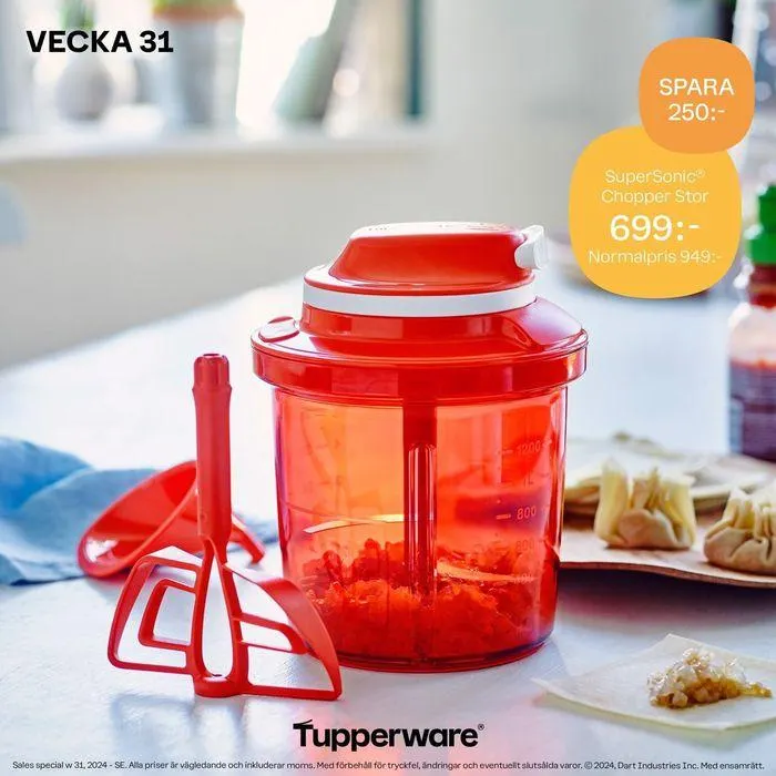 Tupperware reklamblad - 1