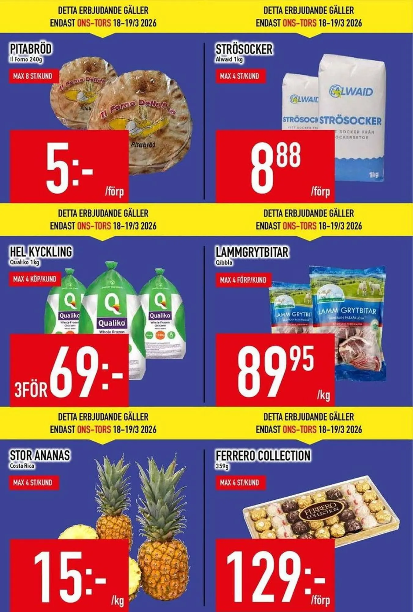 Matdax reklamblad från 16 mars till 22 mars 2026 - Reklamblad sidor 4