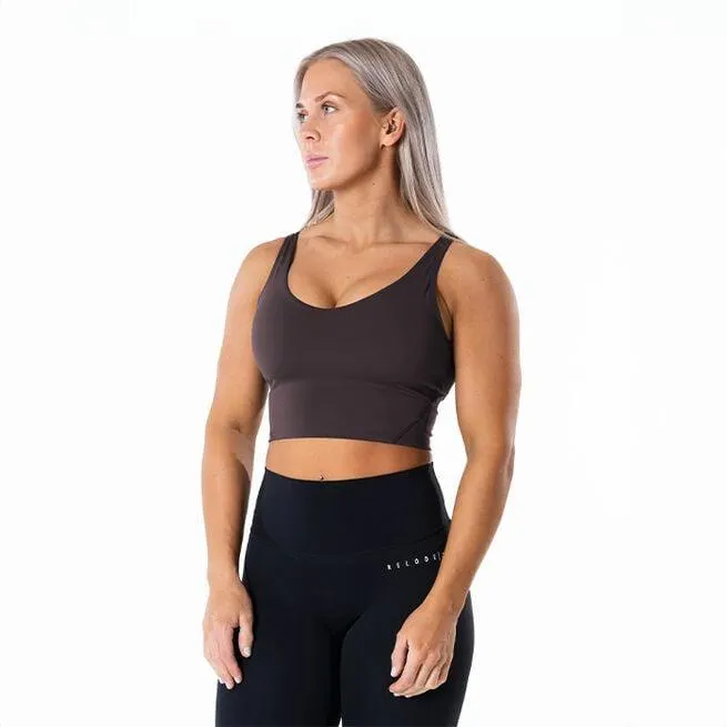 Core V-ringat Linne Brun