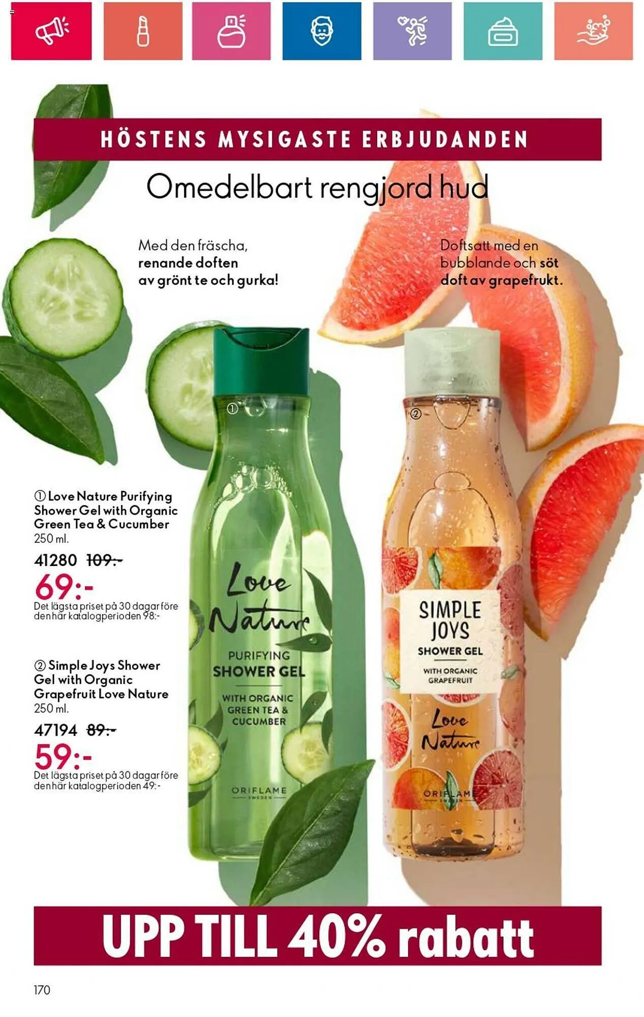 Oriflame reklamblad från 12 september till 2 oktober 2024 - Reklamblad sidor 170