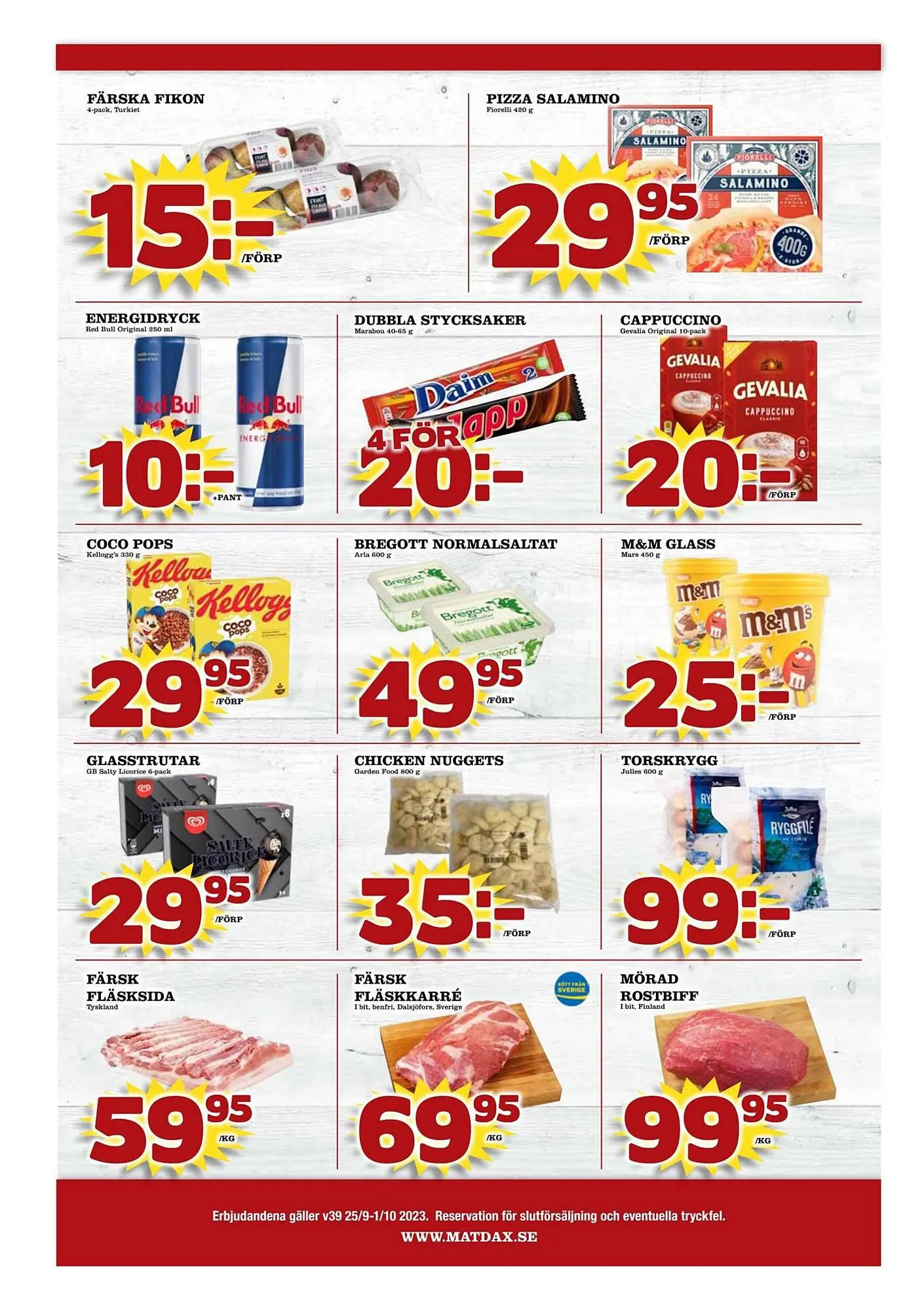 Matdax reklamblad från 24 september till 1 oktober 2023 - Reklamblad sidor 8