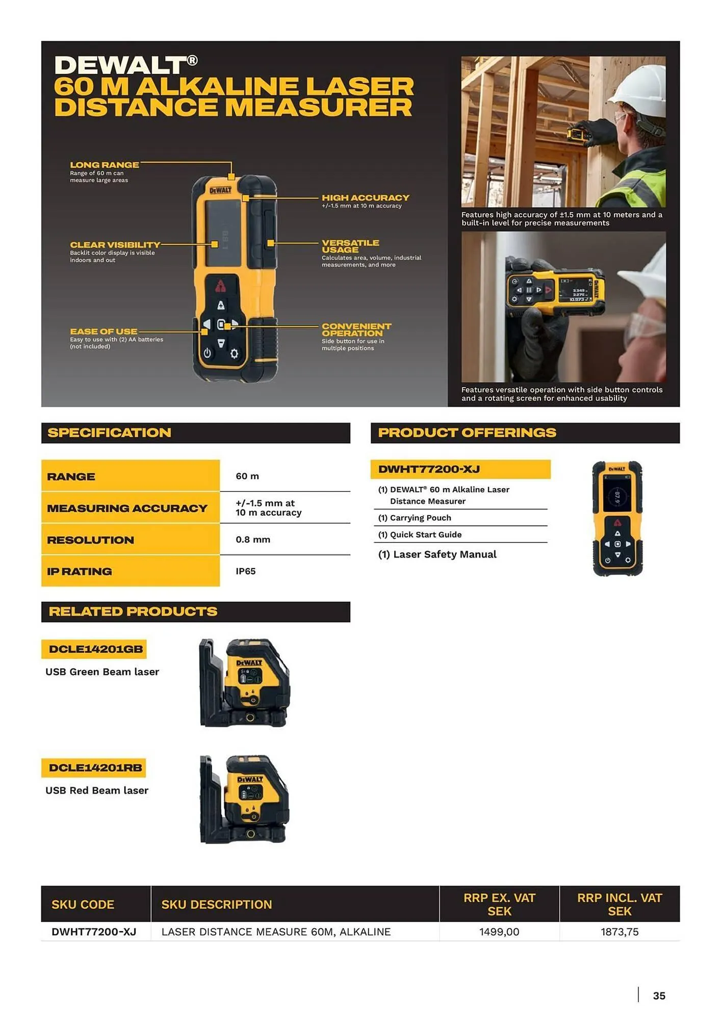 Dewalt reklamblad från 18 oktober till 1 november 2025 - Reklamblad sidor 35