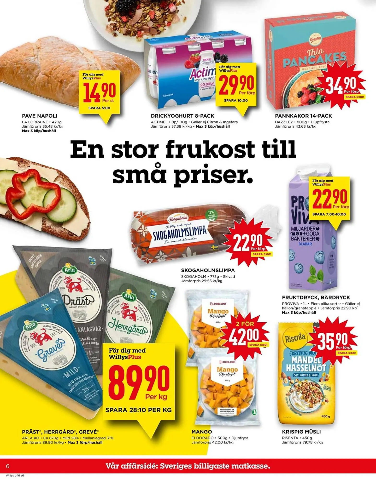 Willys reklamblad från 13 november till 19 november 2023 - Reklamblad sidor 6