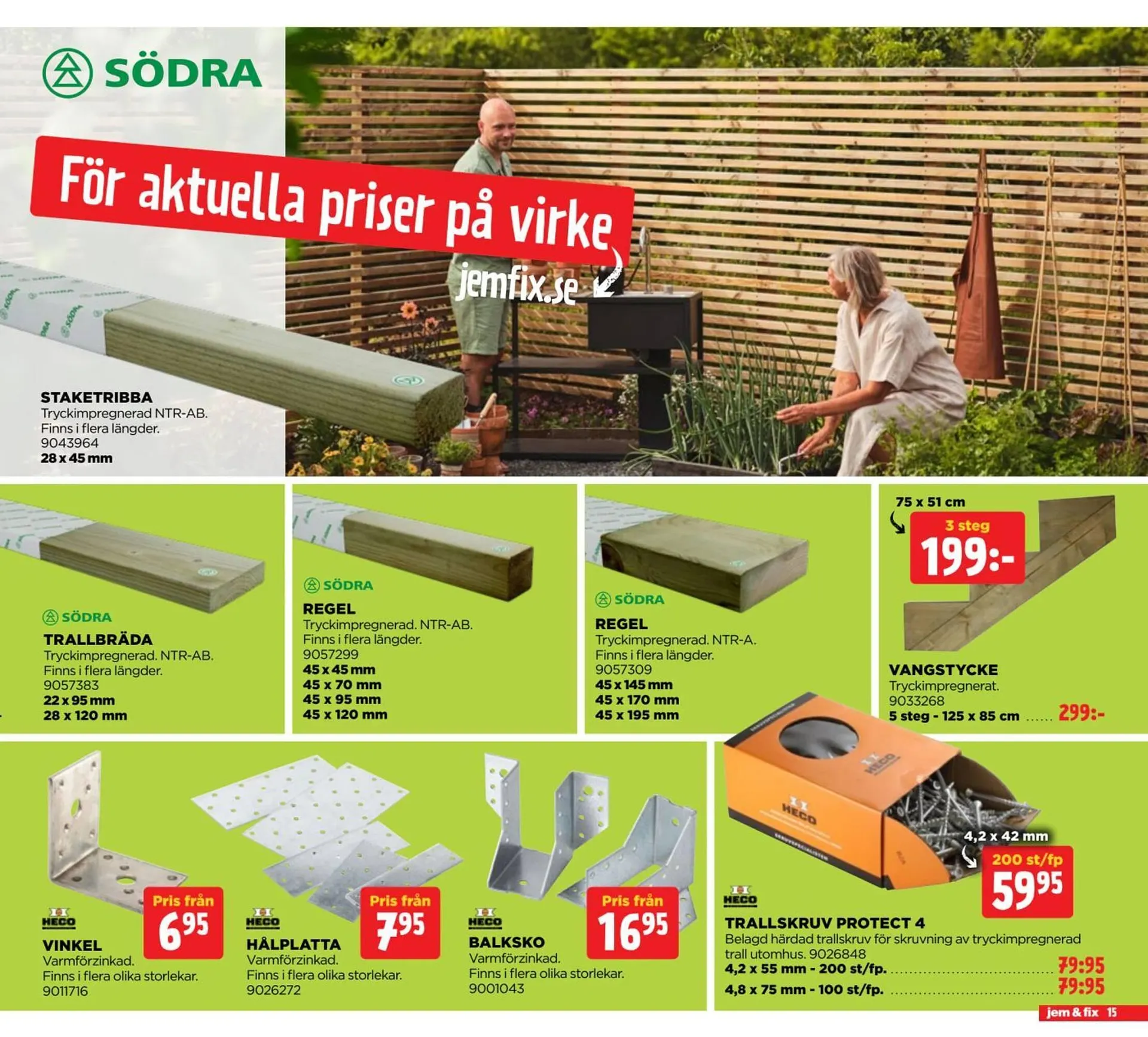 Jem&Fix reklamblad från 16 mars till 30 mars 2026 - Reklamblad sidor 15