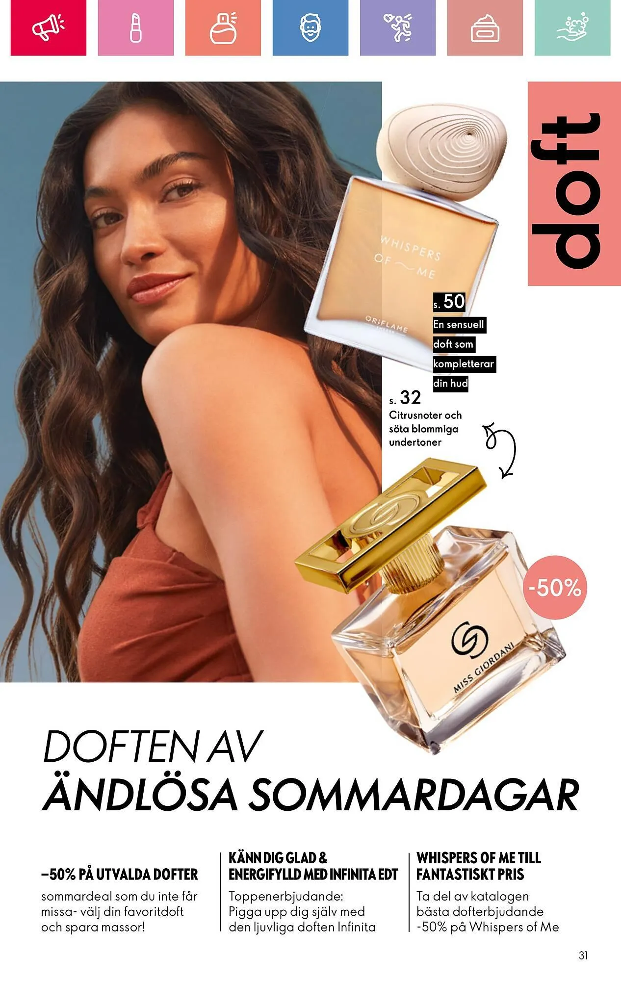 Oriflame reklamblad från 22 juni till 12 juli 2025 - Reklamblad sidor 31