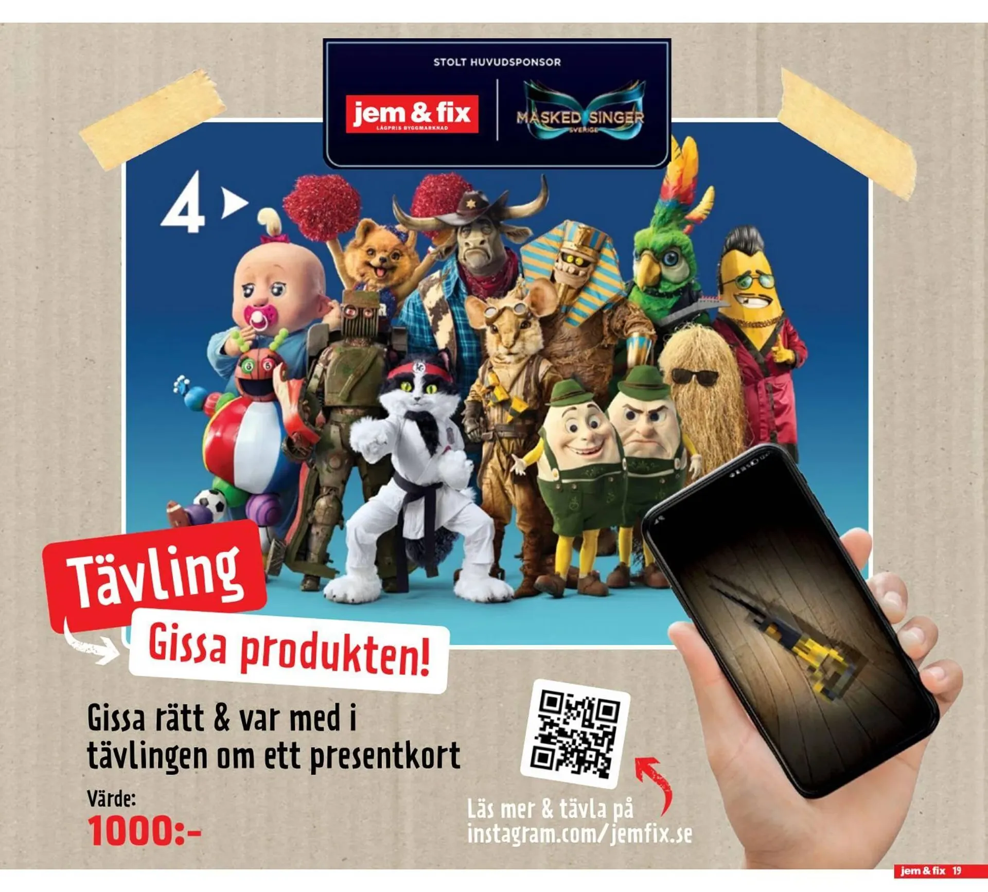 Jem&Fix reklamblad från 16 mars till 30 mars 2026 - Reklamblad sidor 19