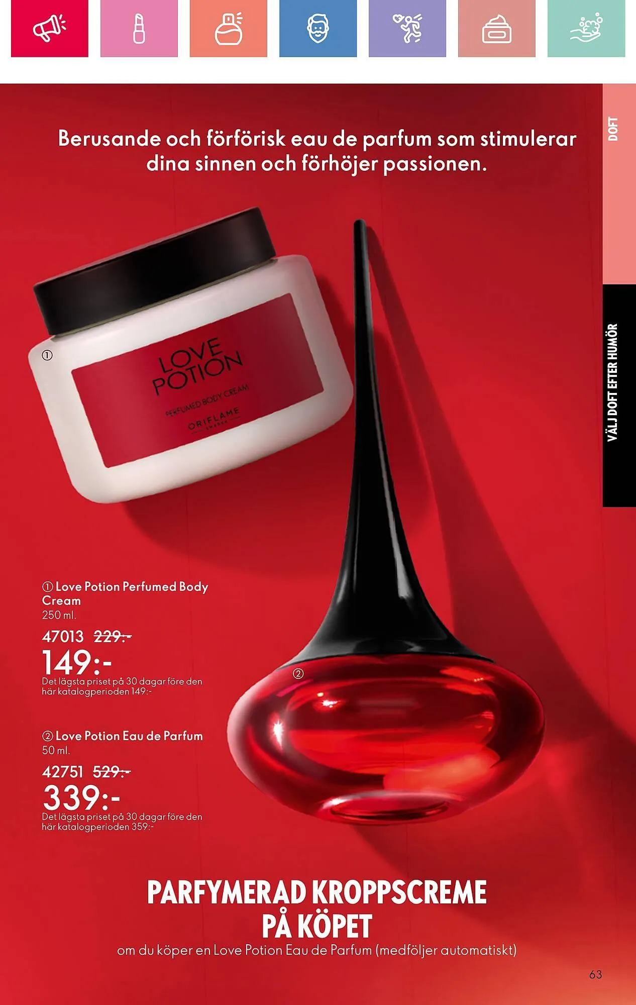 Oriflame reklamblad från 13 juli till 2 augusti 2025 - Reklamblad sidor 63