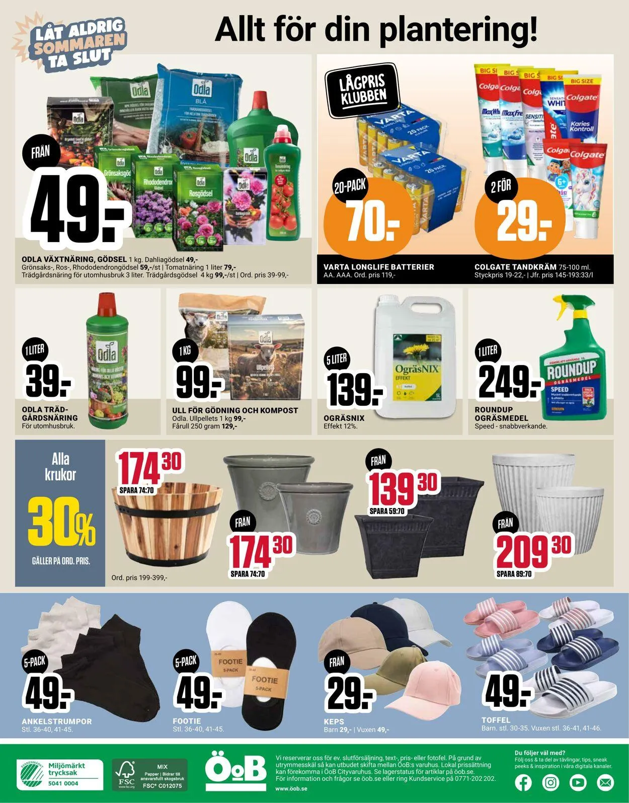 ÖoB från 9 juni till 15 juni 2025 - Reklamblad sidor 16