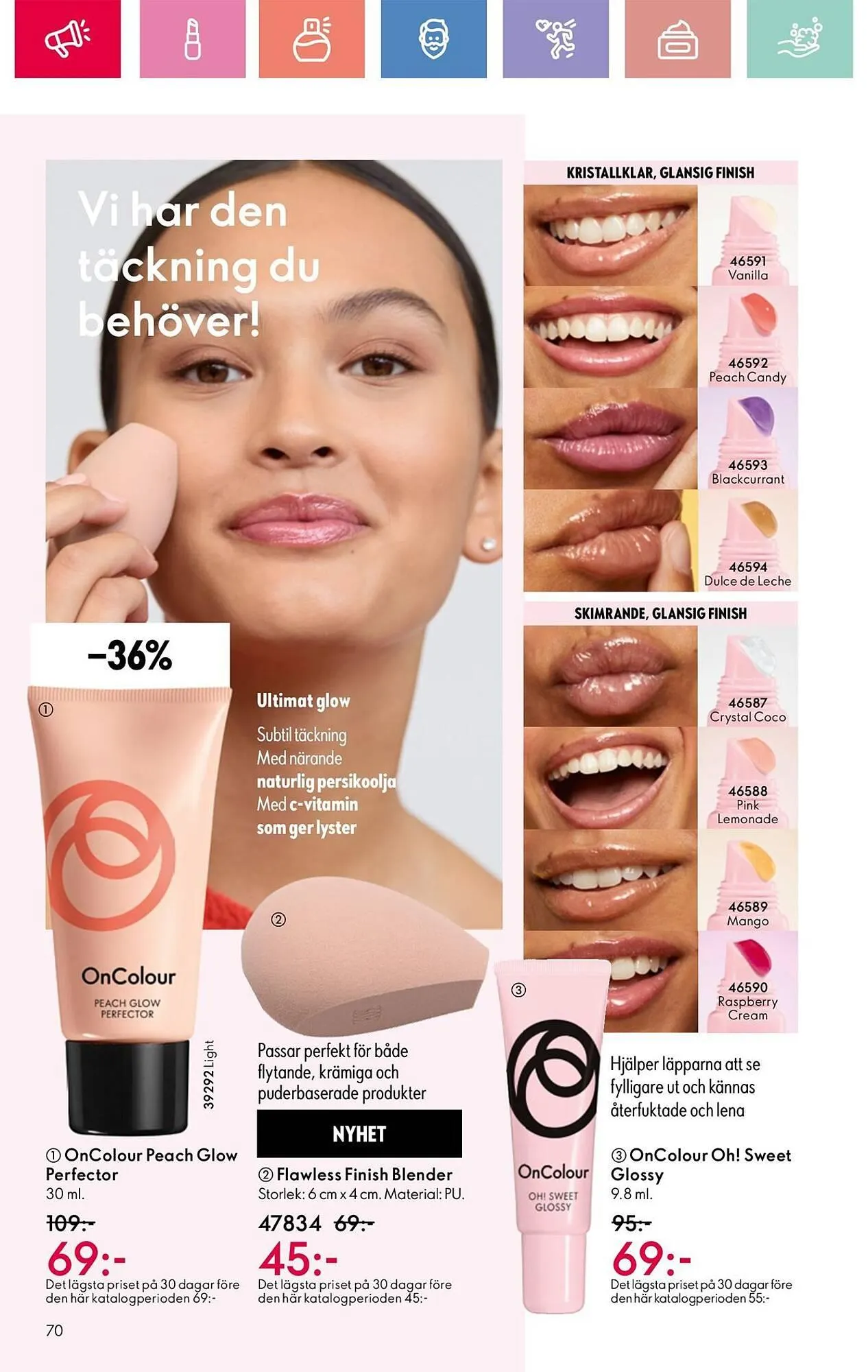 Oriflame reklamblad från 24 augusti till 13 september 2025 - Reklamblad sidor 70