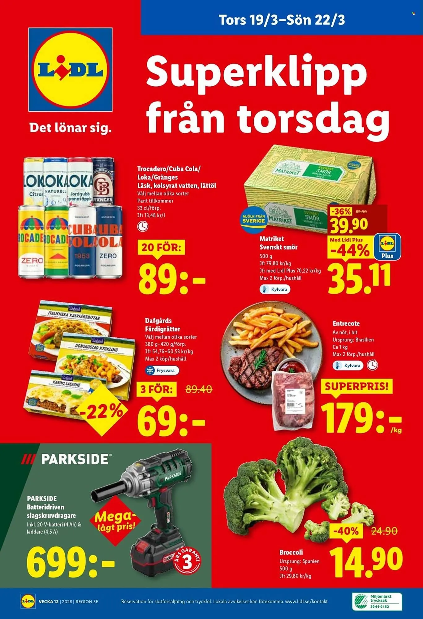 Lidl reklamblad från 16 mars till 22 mars 2026 - Reklamblad sidor 28