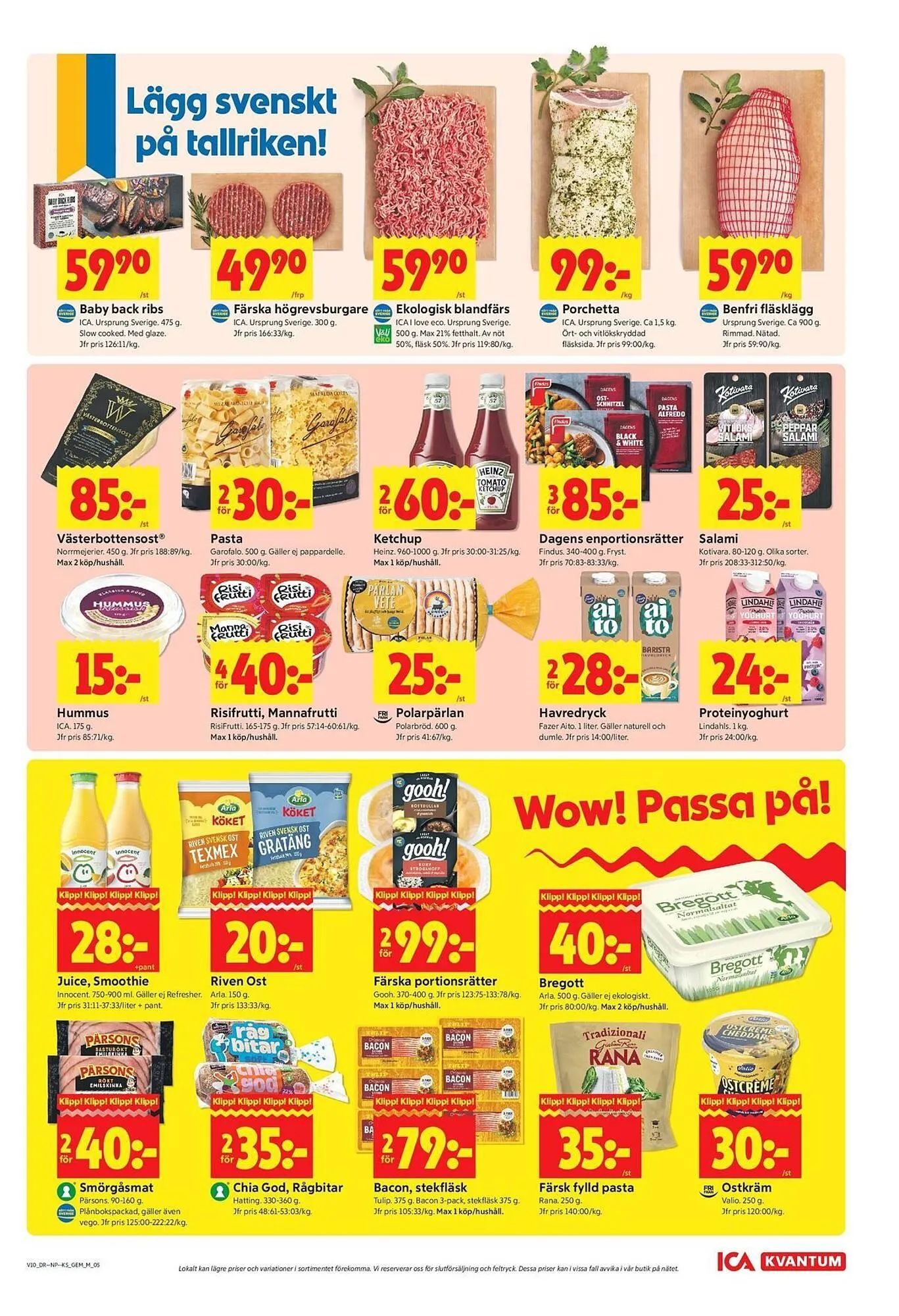 ICA Kvantum reklamblad från 2 mars till 8 mars 2026 - Reklamblad sidor 5