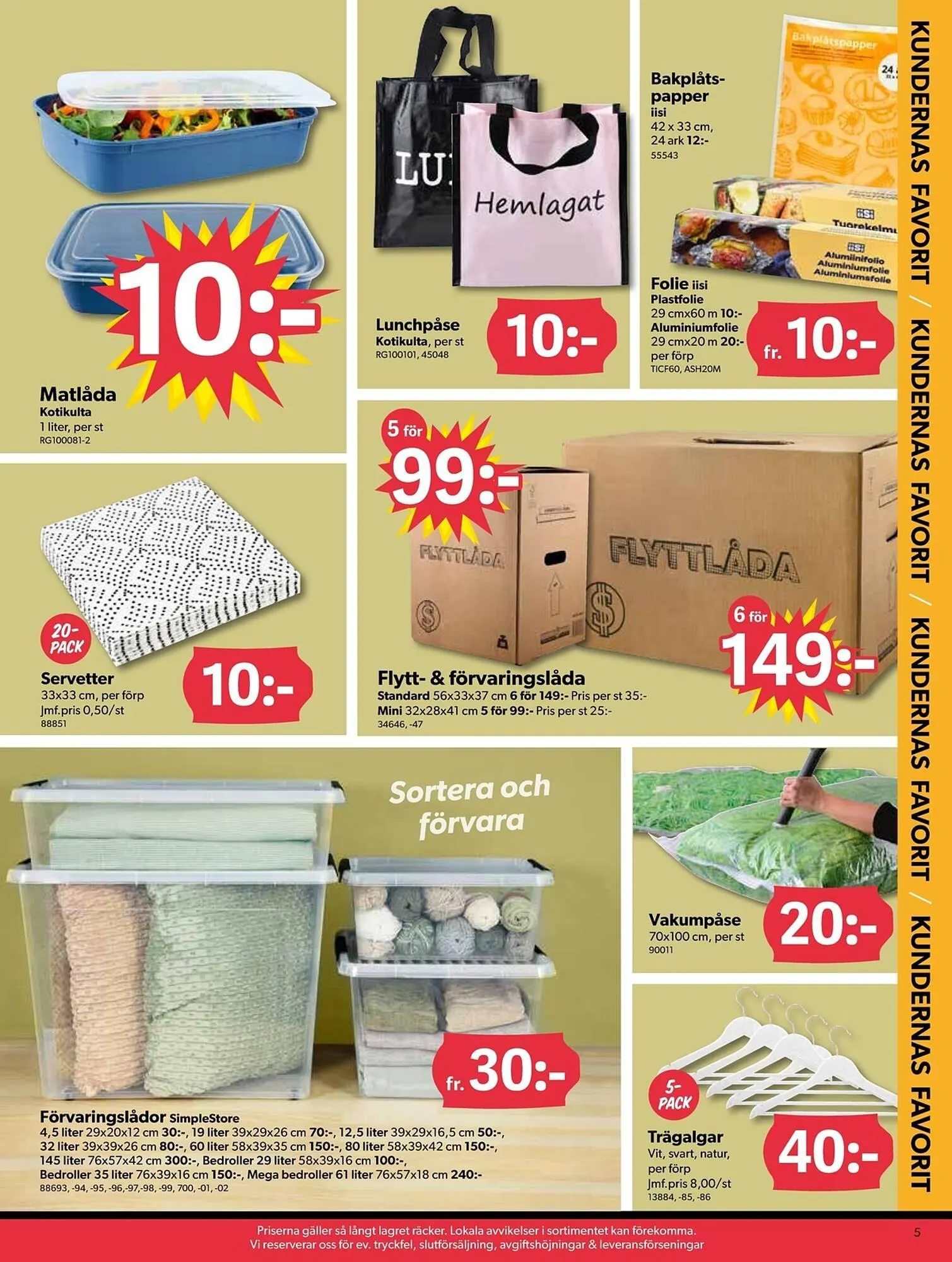 DollarStore annonsblad från 8 september till 21 september 2025 - Reklamblad sidor 5