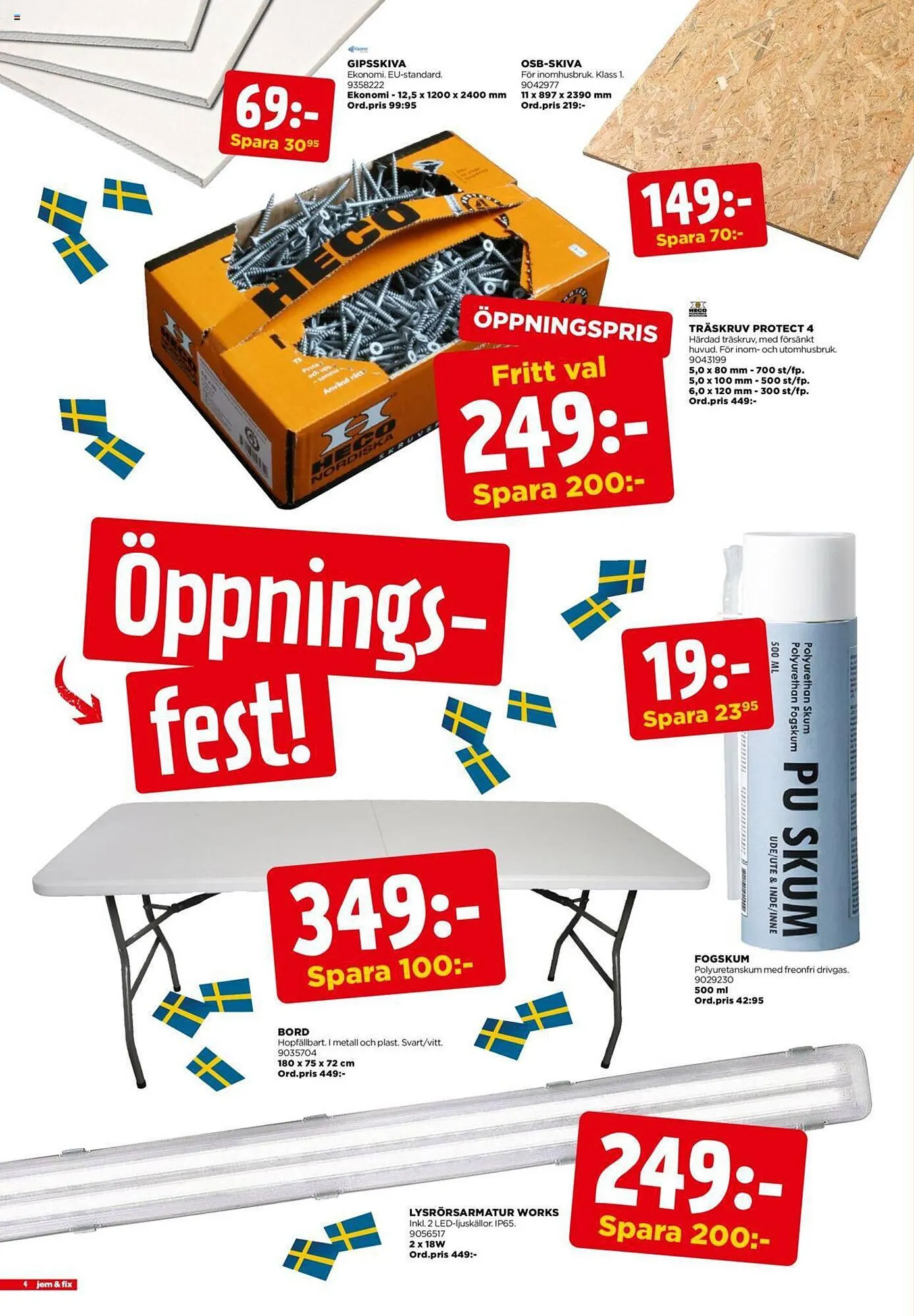 Jem&Fix reklamblad från 28 september till 1 oktober 2023 - Reklamblad sidor 4