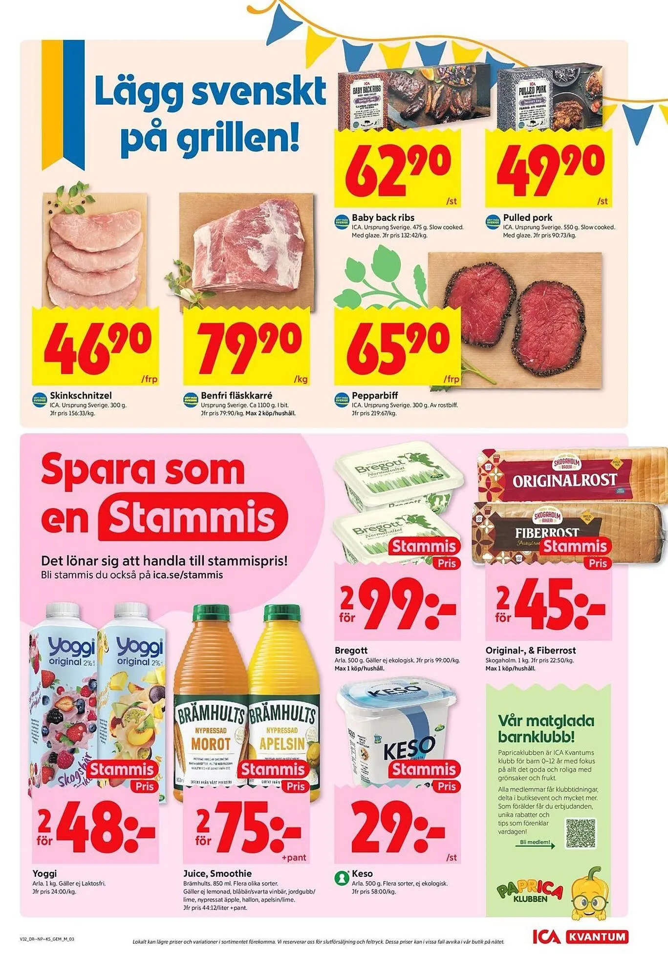 ICA Kvantum reklamblad från 4 augusti till 10 augusti 2025 - Reklamblad sidor 3