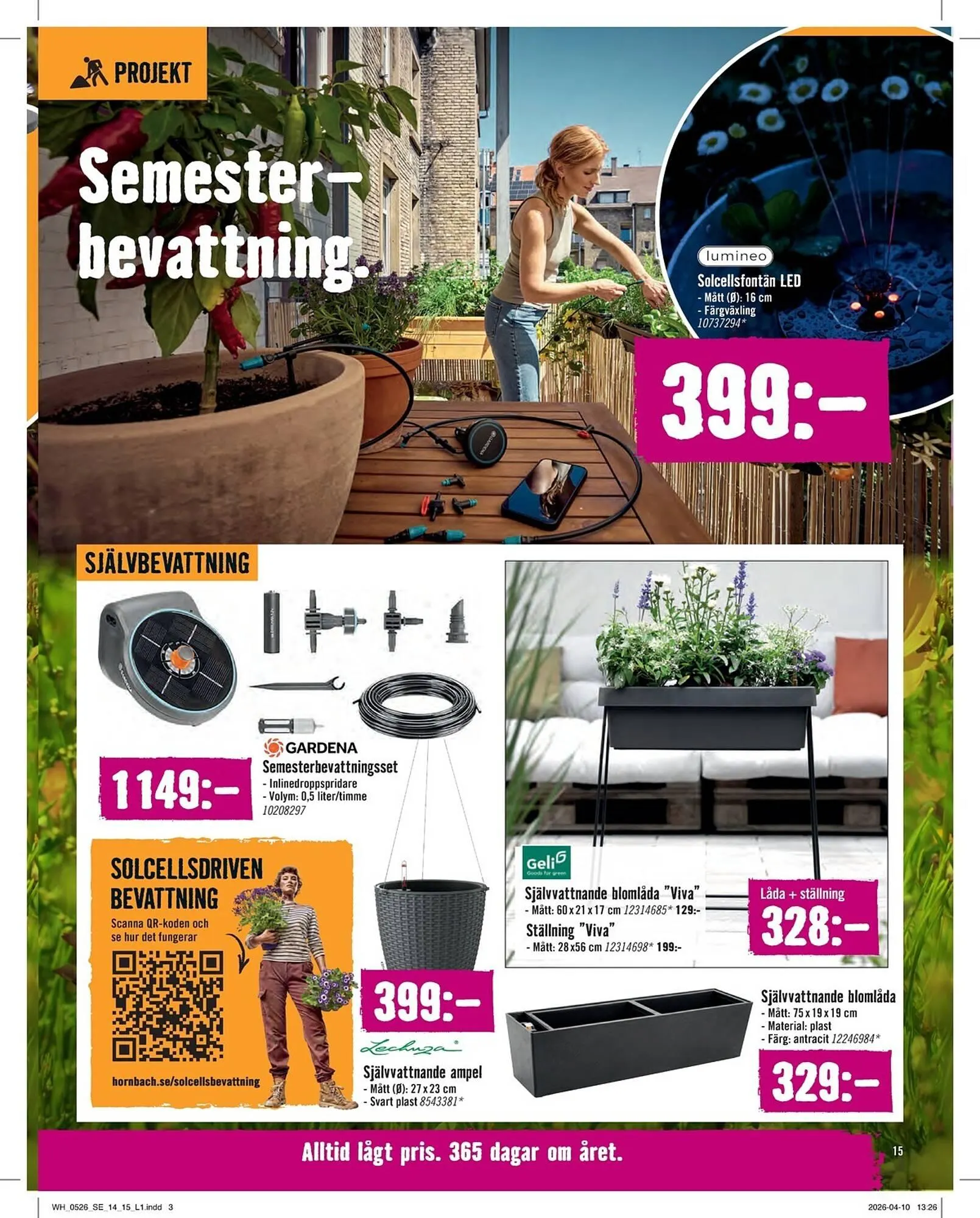 Hornbach reklamblad från 4 maj till 30 maj 2026 - Reklamblad sidor 15