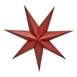 Röd adventsstjärna Ø75 cm E14