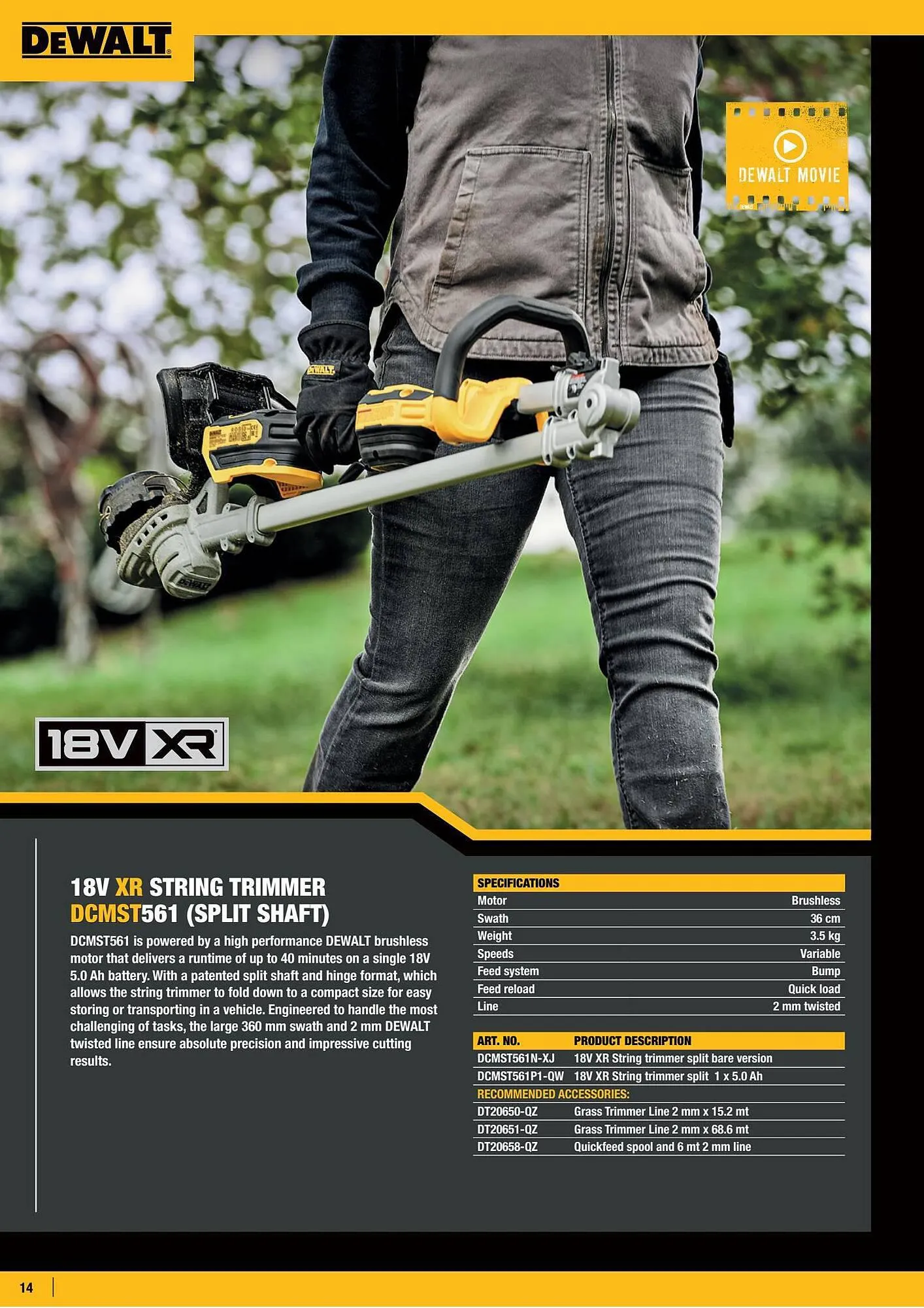 Dewalt reklamblad från 31 augusti till 30 september 2023 - Reklamblad sidor 14