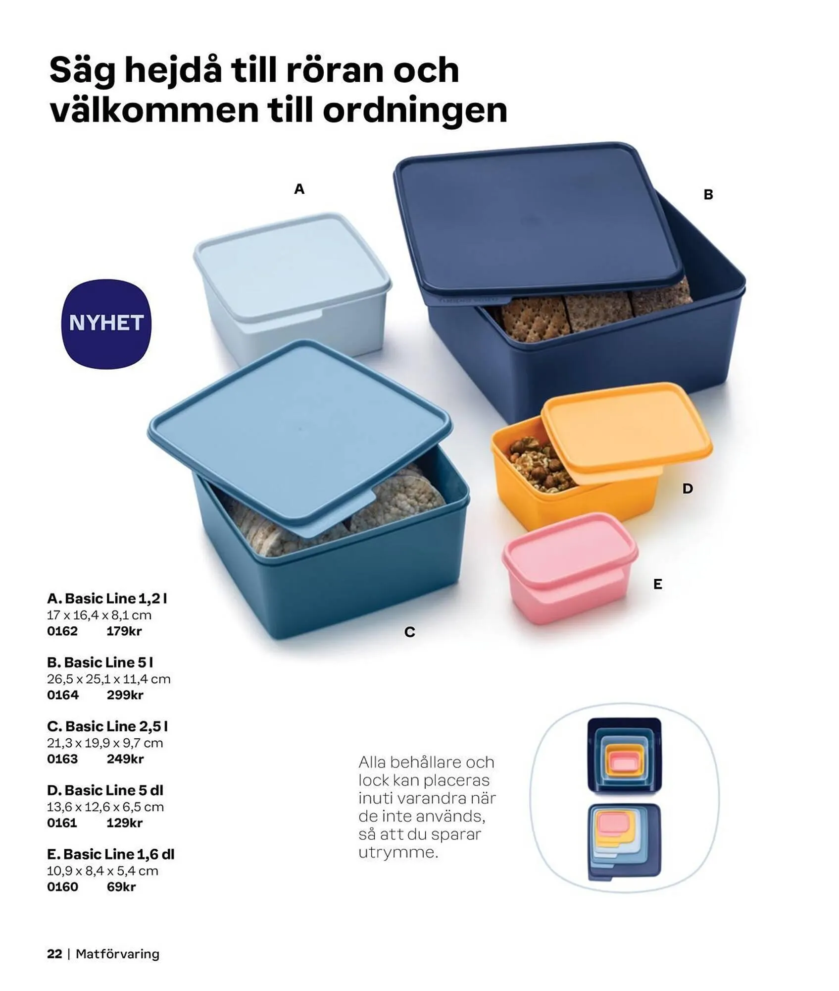 Tupperware reklamblad från 1 oktober till 31 mars 2025 - Reklamblad sidor 22