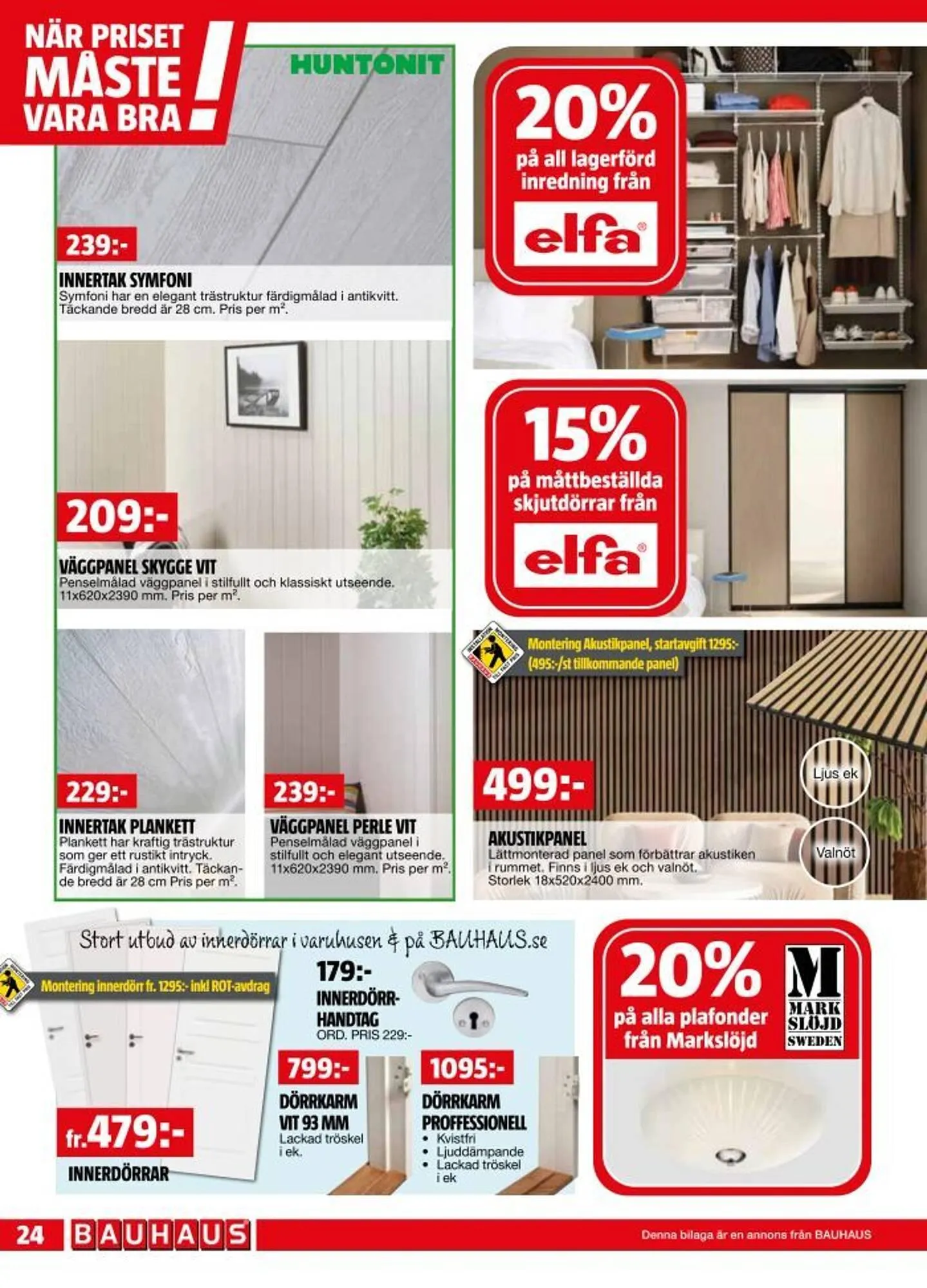 Bauhaus reklamblad från 26 maj till 15 juni 2025 - Reklamblad sidor 24