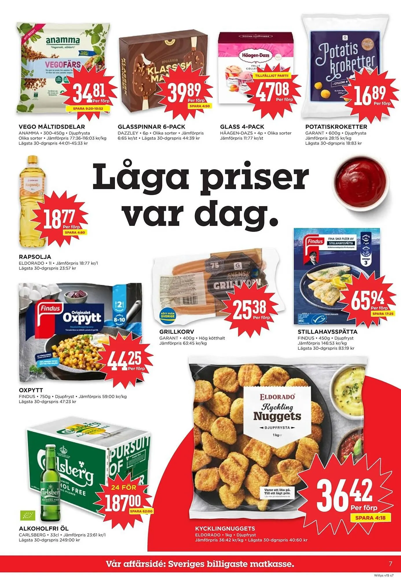 Willys reklamblad från 6 april till 12 april 2026 - Reklamblad sidor 7