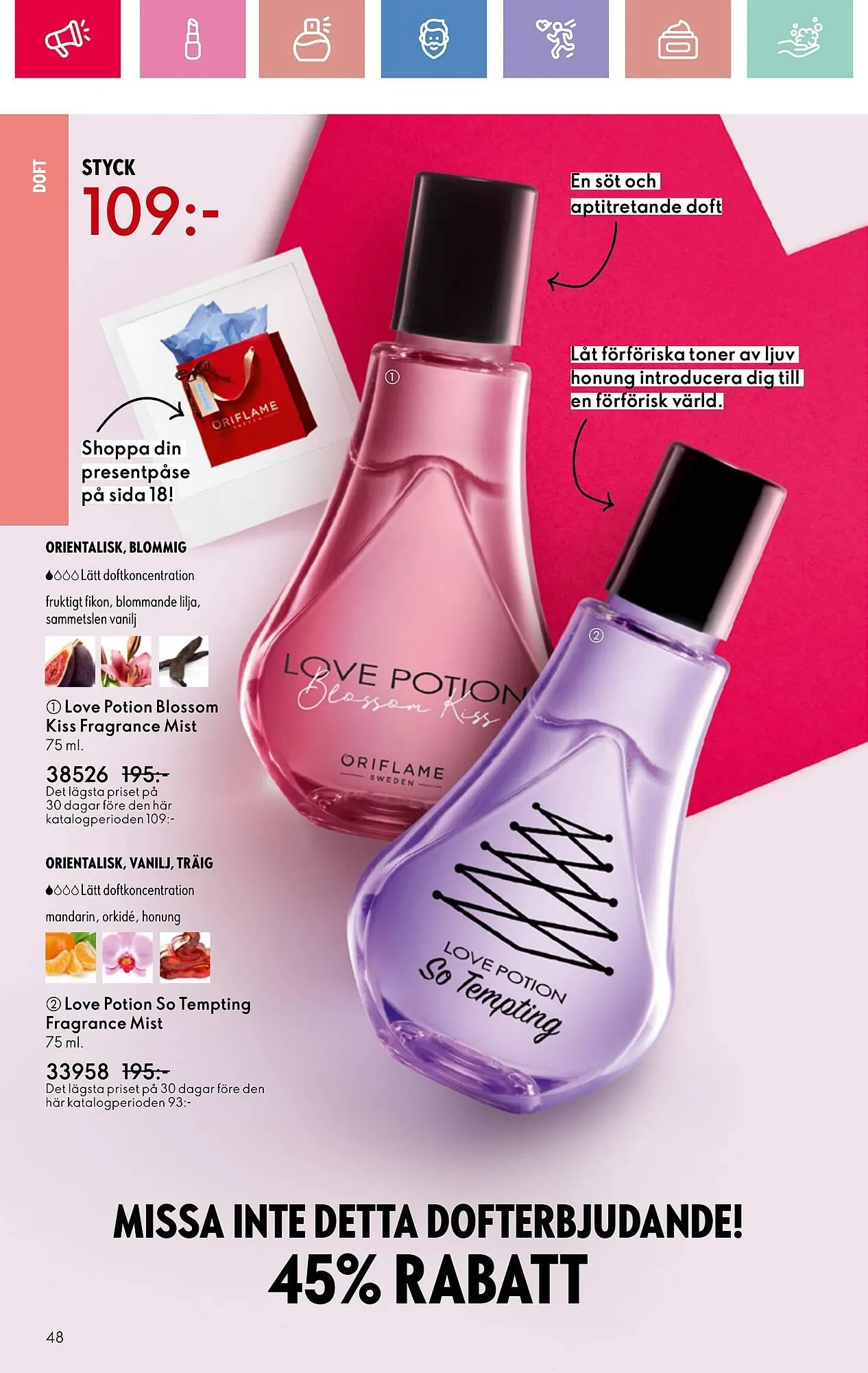 Oriflame reklamblad från 26 januari till 15 februari 2025 - Reklamblad sidor 48