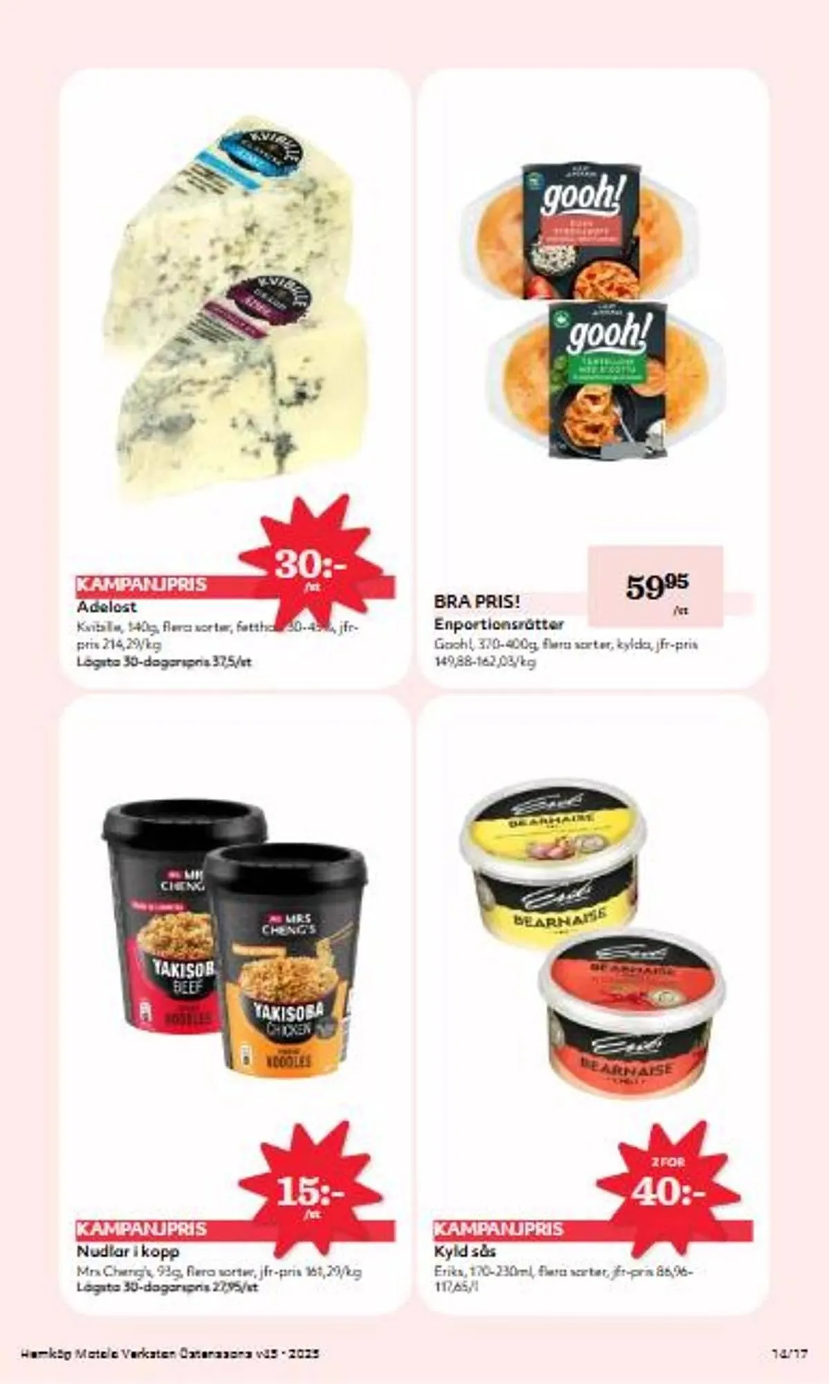 Hemköp reklamblad från 3 november till 9 november 2025 - Reklamblad sidor 14