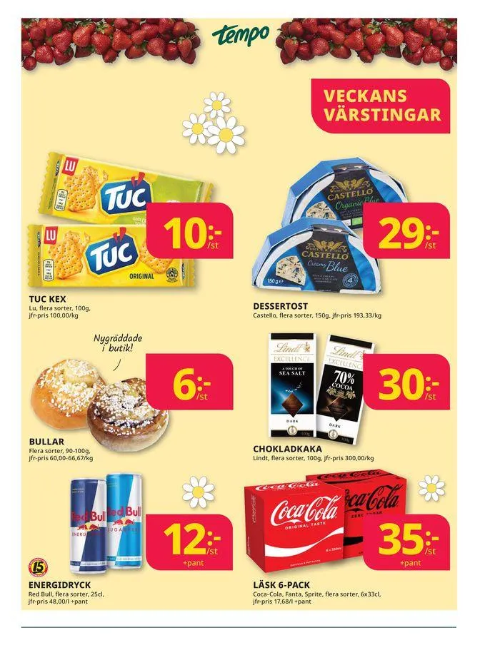 Veckans erbjudanden Tempo från 17 juni till 1 juli 2024 - Reklamblad sidor 5