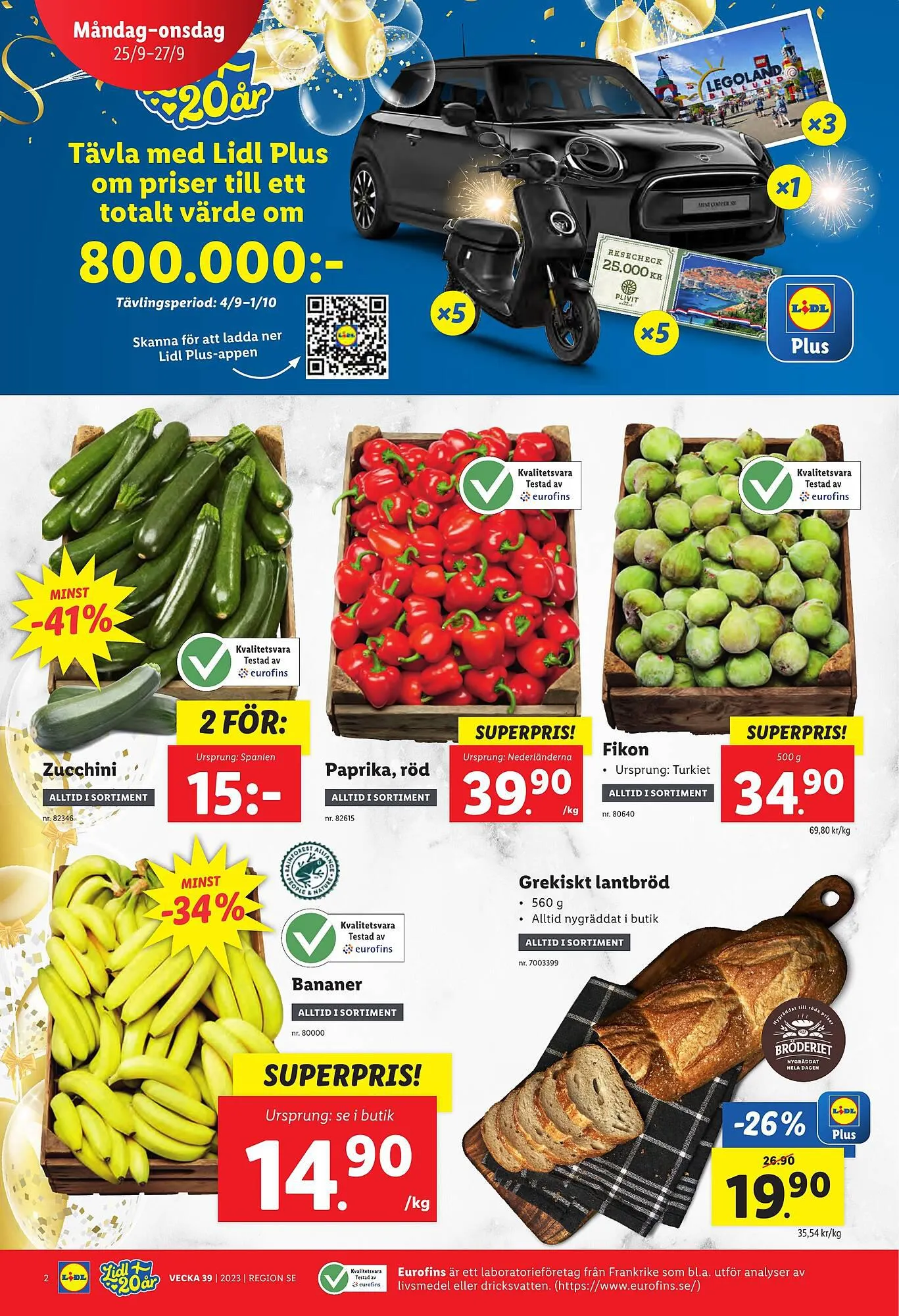 Lidl reklamblad från 25 september till 1 oktober 2023 - Reklamblad sidor 2