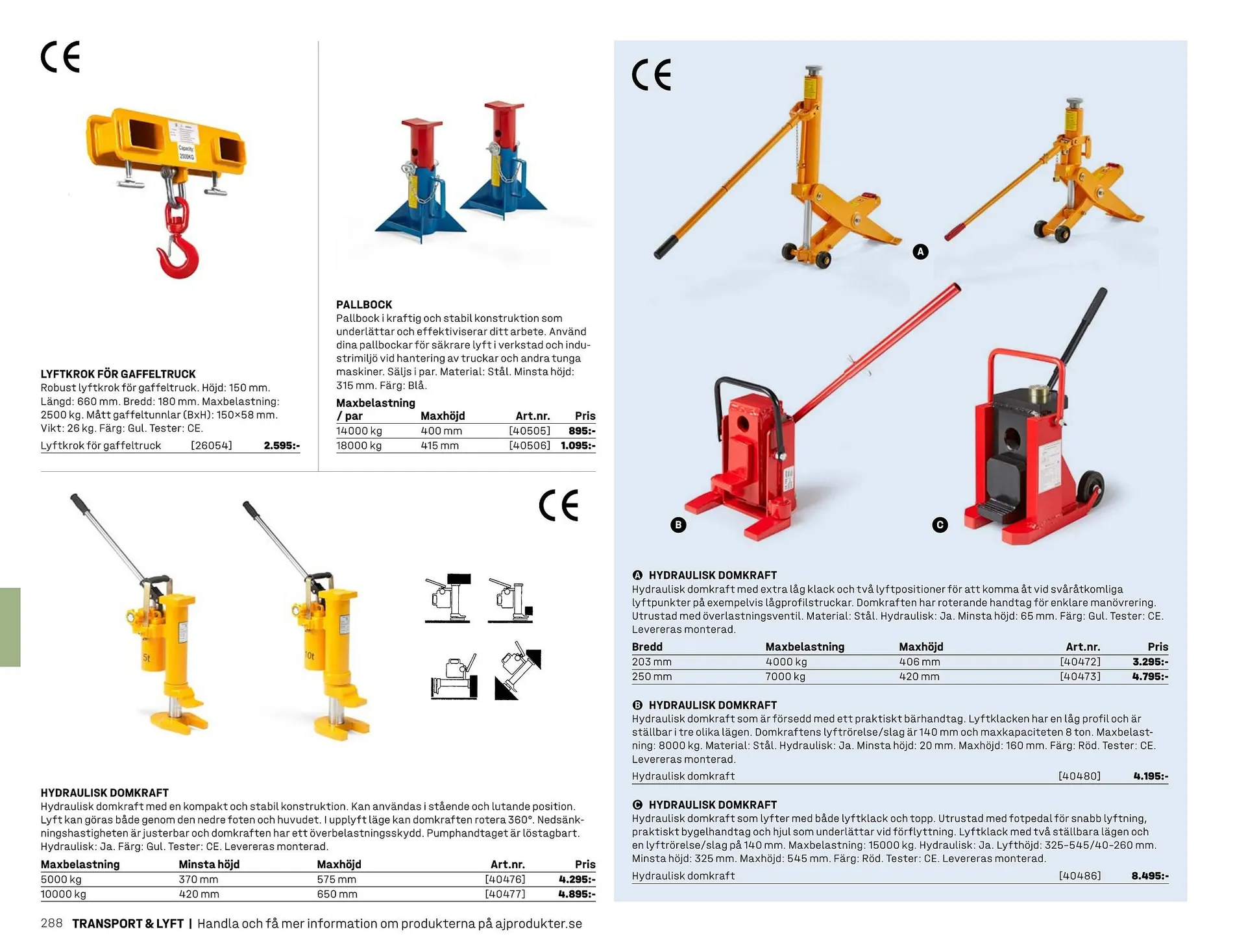AJ Produkter reklamblad från 1 januari till 31 december 2025 - Reklamblad sidor 288